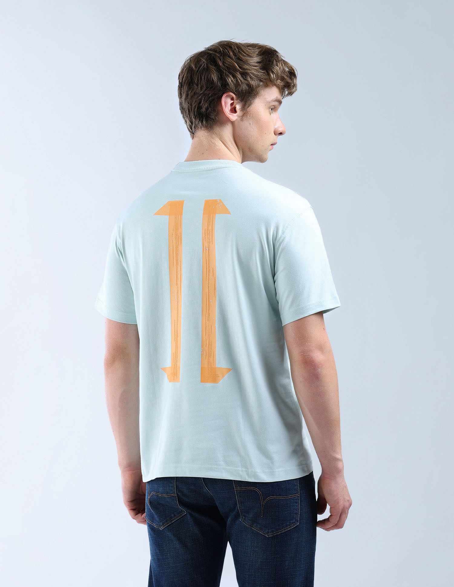 Flying Machine Brand Printed Essentials(Brand Carrier) T-Shirt