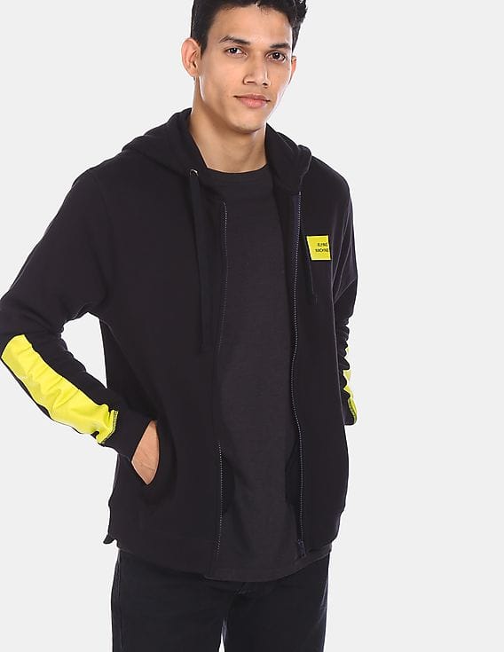 flying machine black sweatshirt