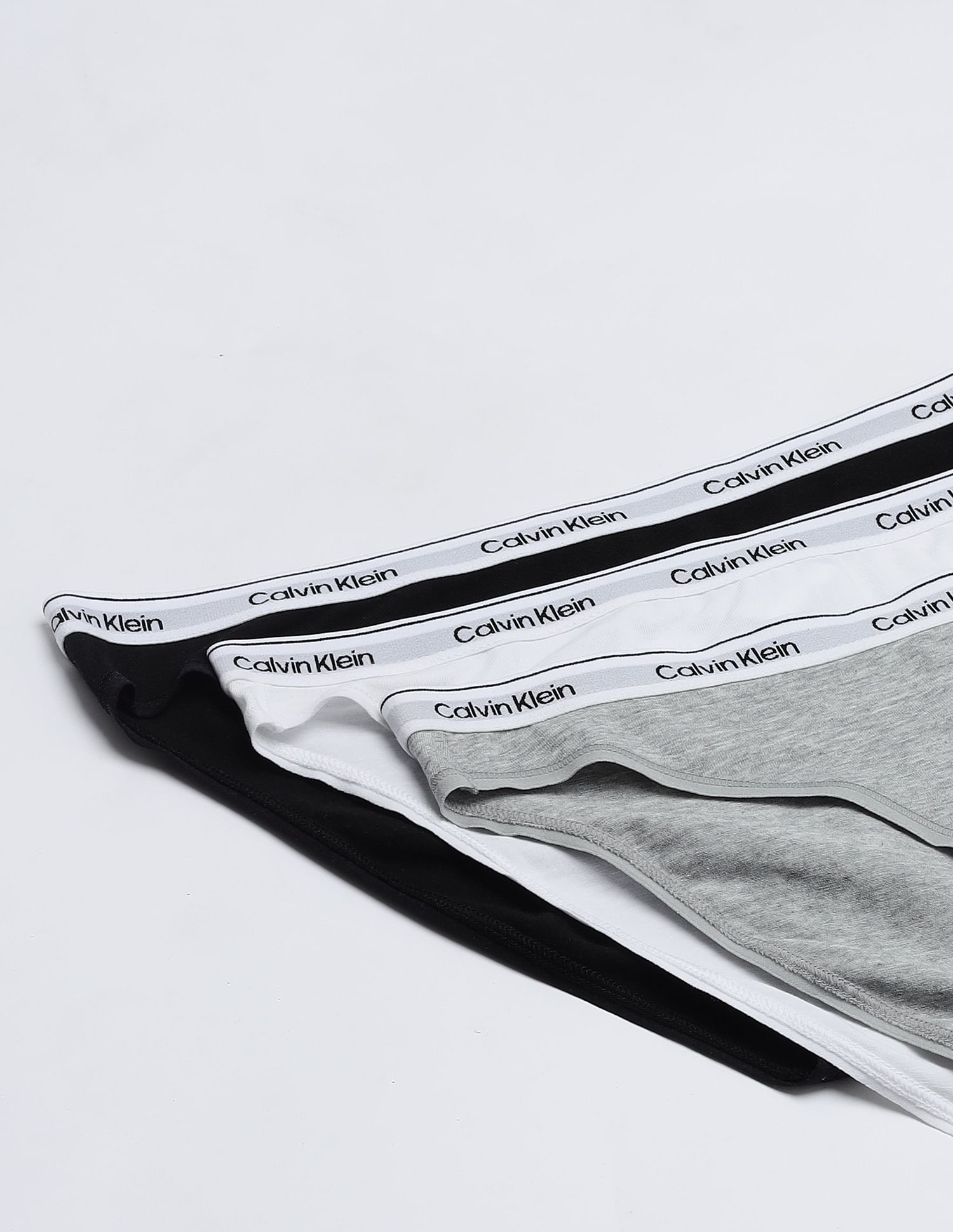 Calvin Klein Underwear Multi Solid Mid Rise Panties - Pack of 3