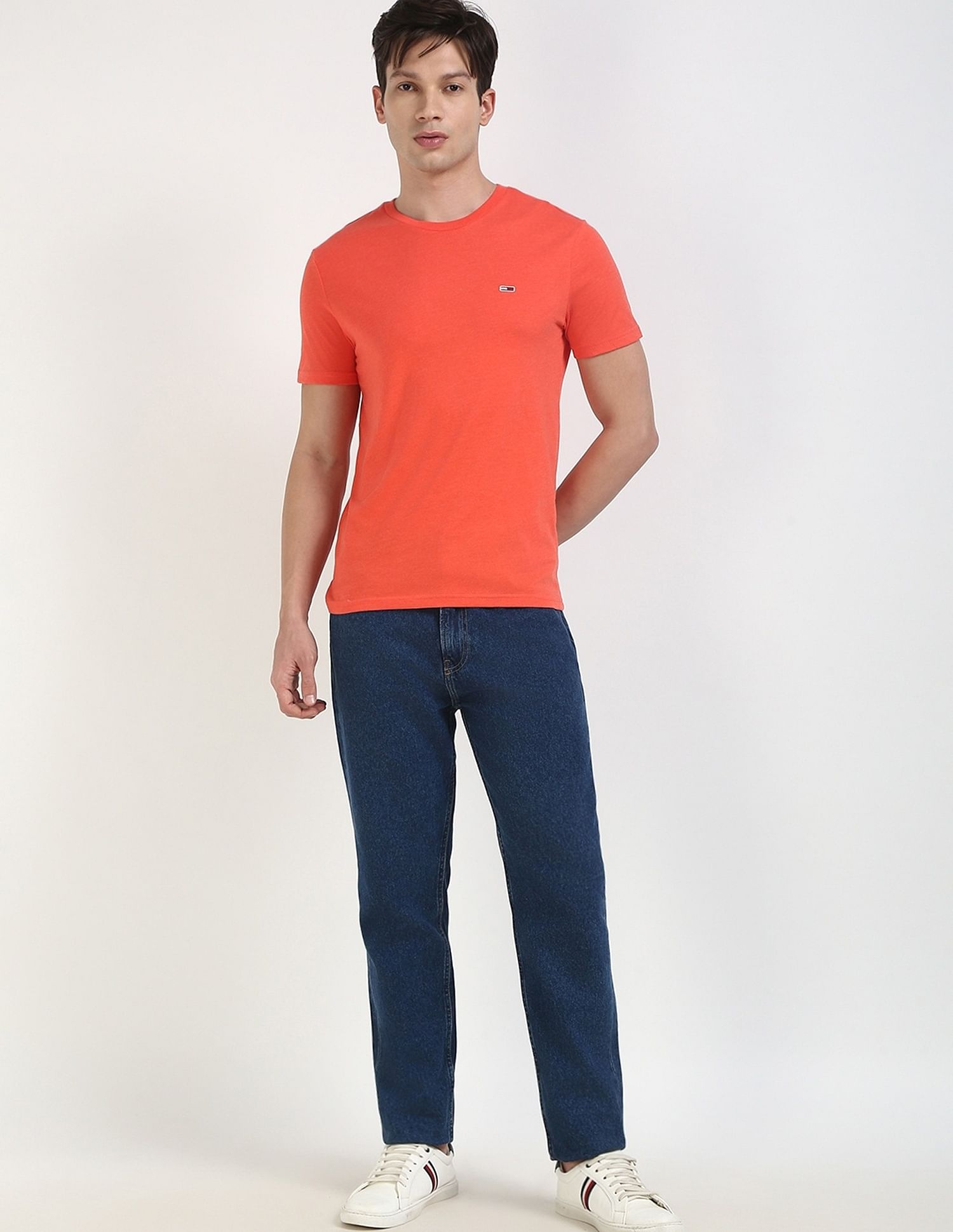 Tommy Hilfiger Solid Slim-Fit Cotton T-Shirt