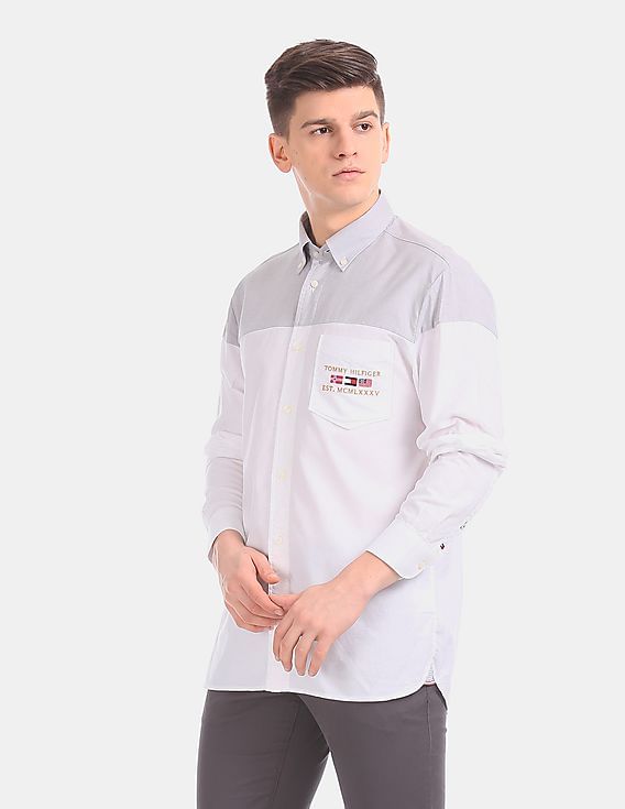 Nnnow Tommy Hilfiger Color Block Shirt Buy Tommy Hilfiger Boys