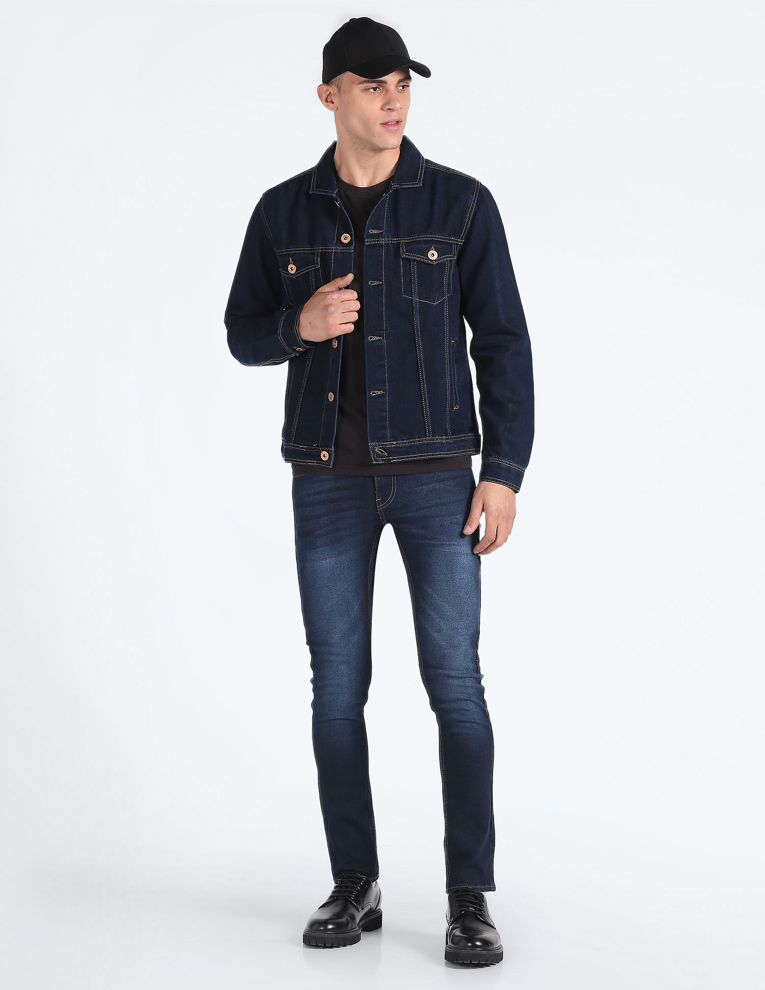 Flying Machine Mid Rise Jackson Skinny Fit Jeans