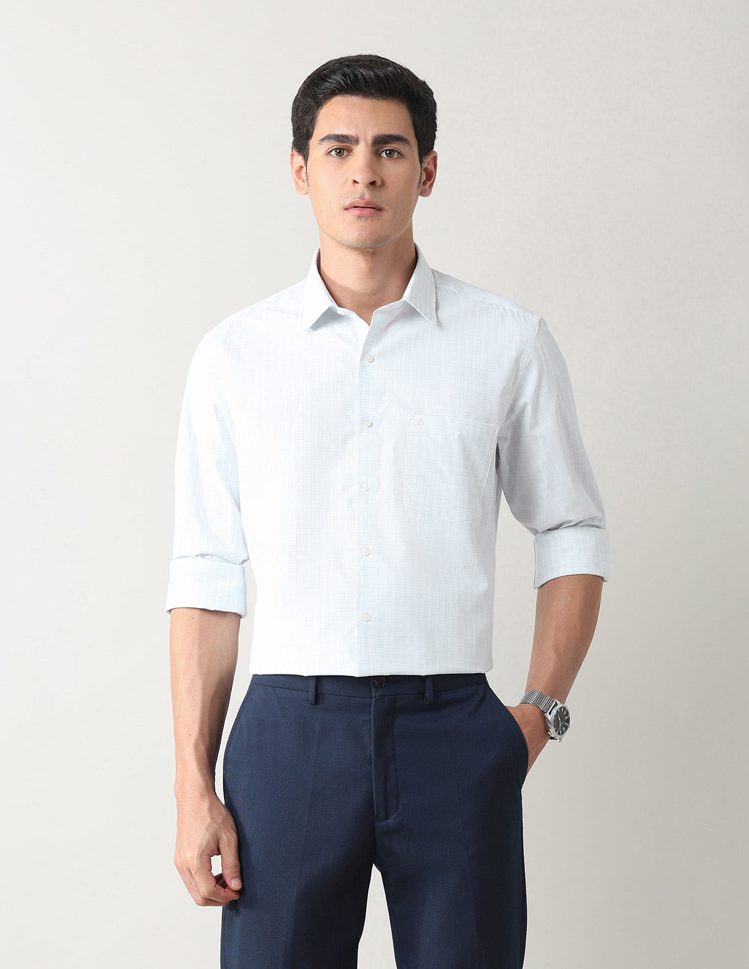 Arrow Graph Checked Liberty Classic Fit Shirt