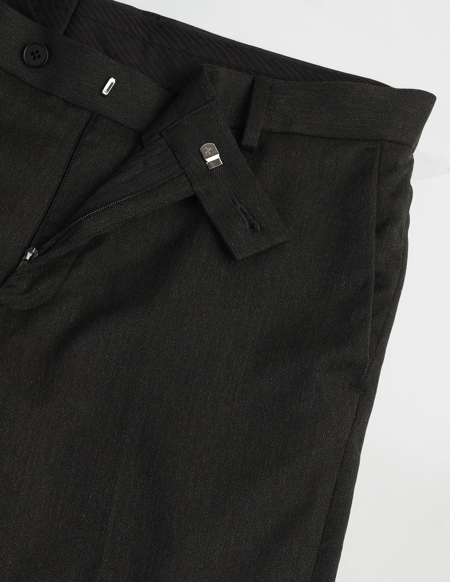 Arrow Geometric Pattern Tapered Fit Trousers