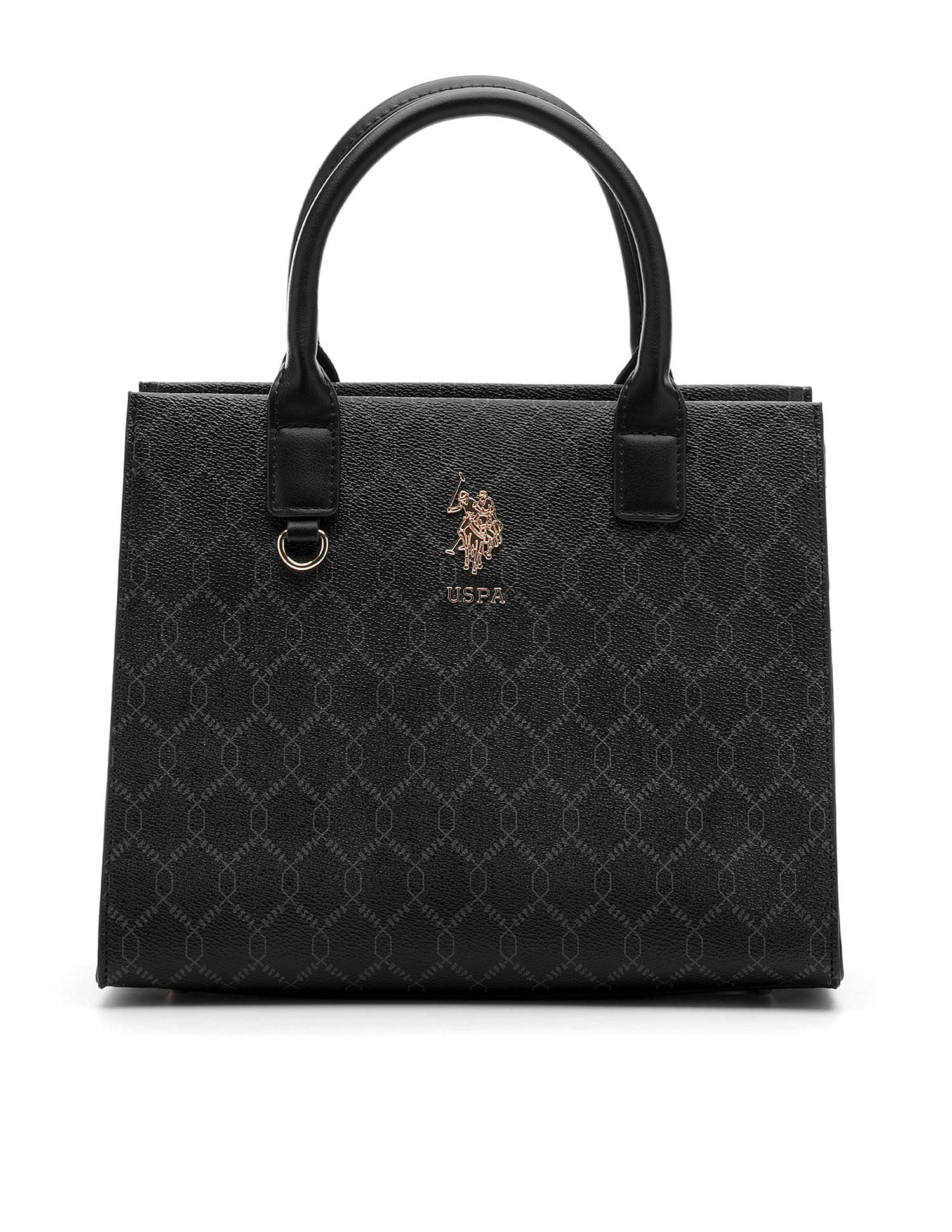 U.S. Polo Assn. Scarlet Monogram Tote Handbag