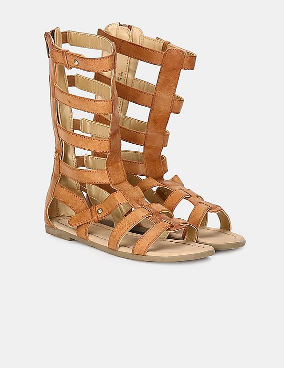 Girls tall gladiator discount sandals