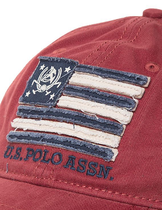 U.S. Polo Assn. Distressed Applique Cotton Cap