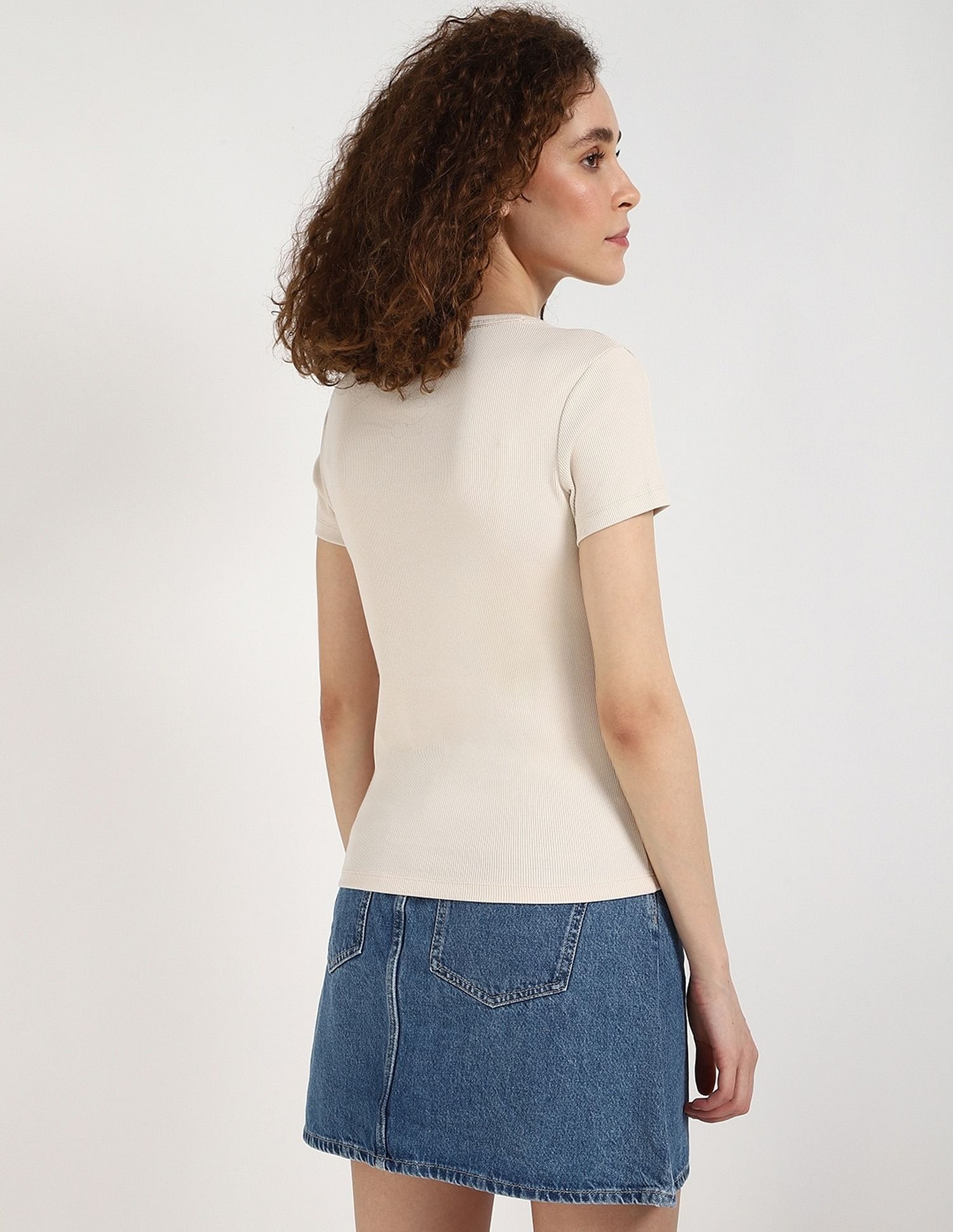 Tommy Hilfiger Solid Slim-Fit Cotton T-Shirt
