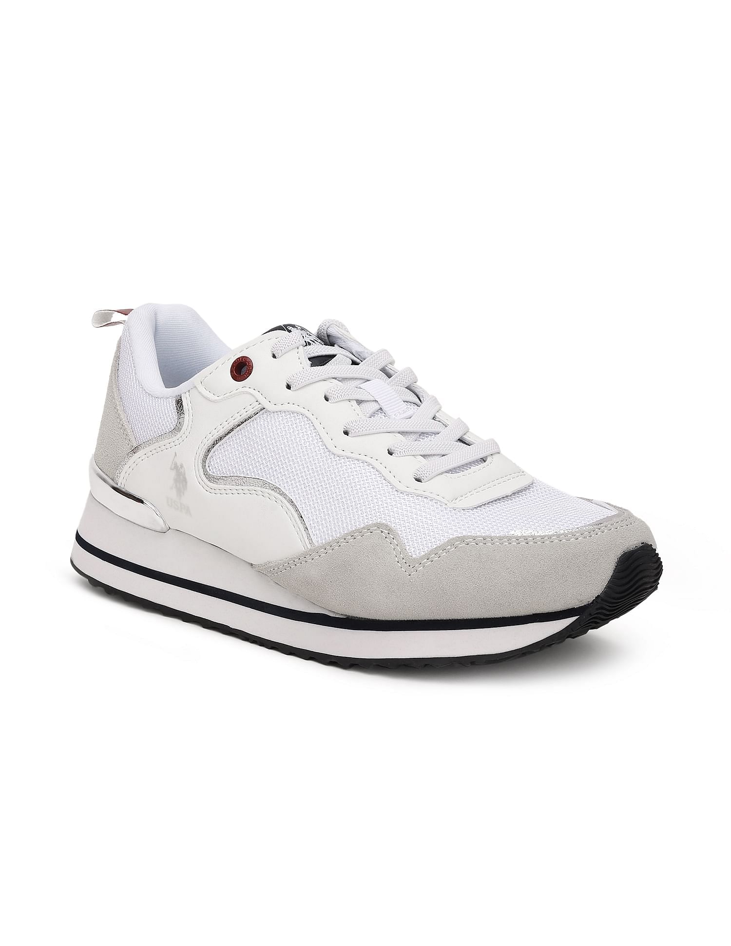 U.S. Polo Assn. Women Metallic Glitter Zoe Sneakers