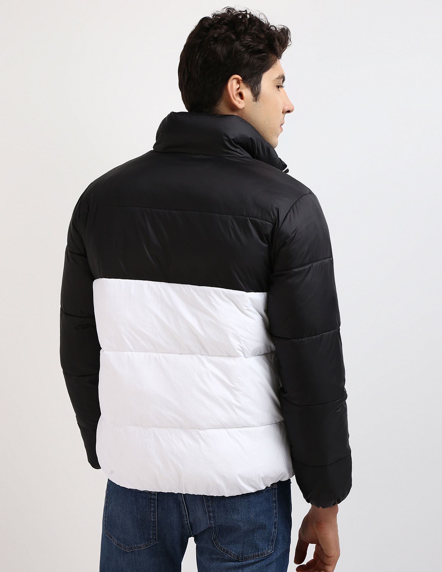 Buy Calvin Klein Colour Block Puffer Jacket NNNOW