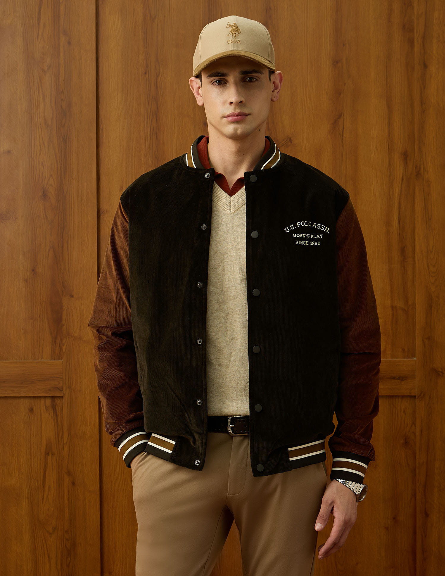 Buy U.S. Polo Assn. Regular Fit Varsity Theatre Varsity Jacket 