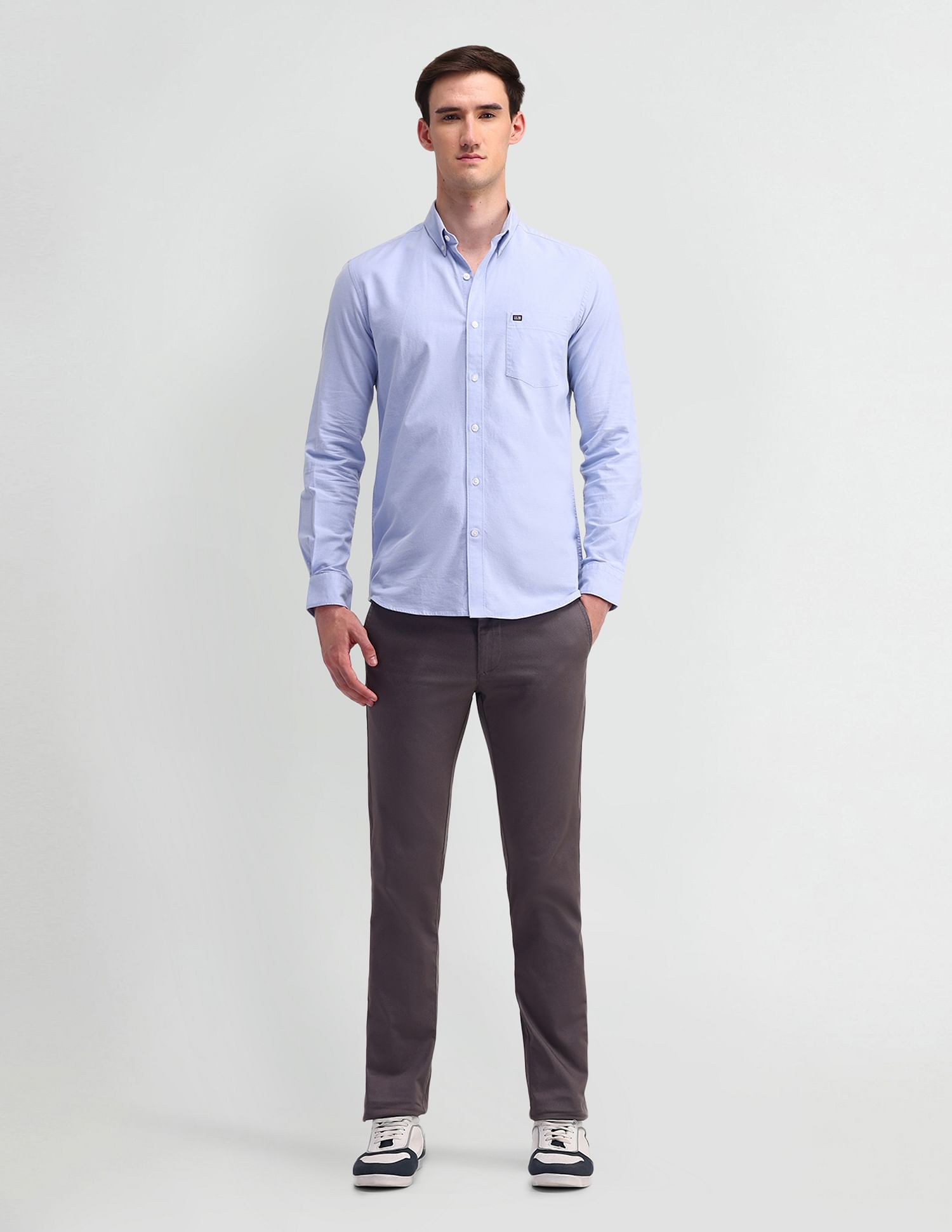 Arrow Sport Slim Fit Oxford Shirt