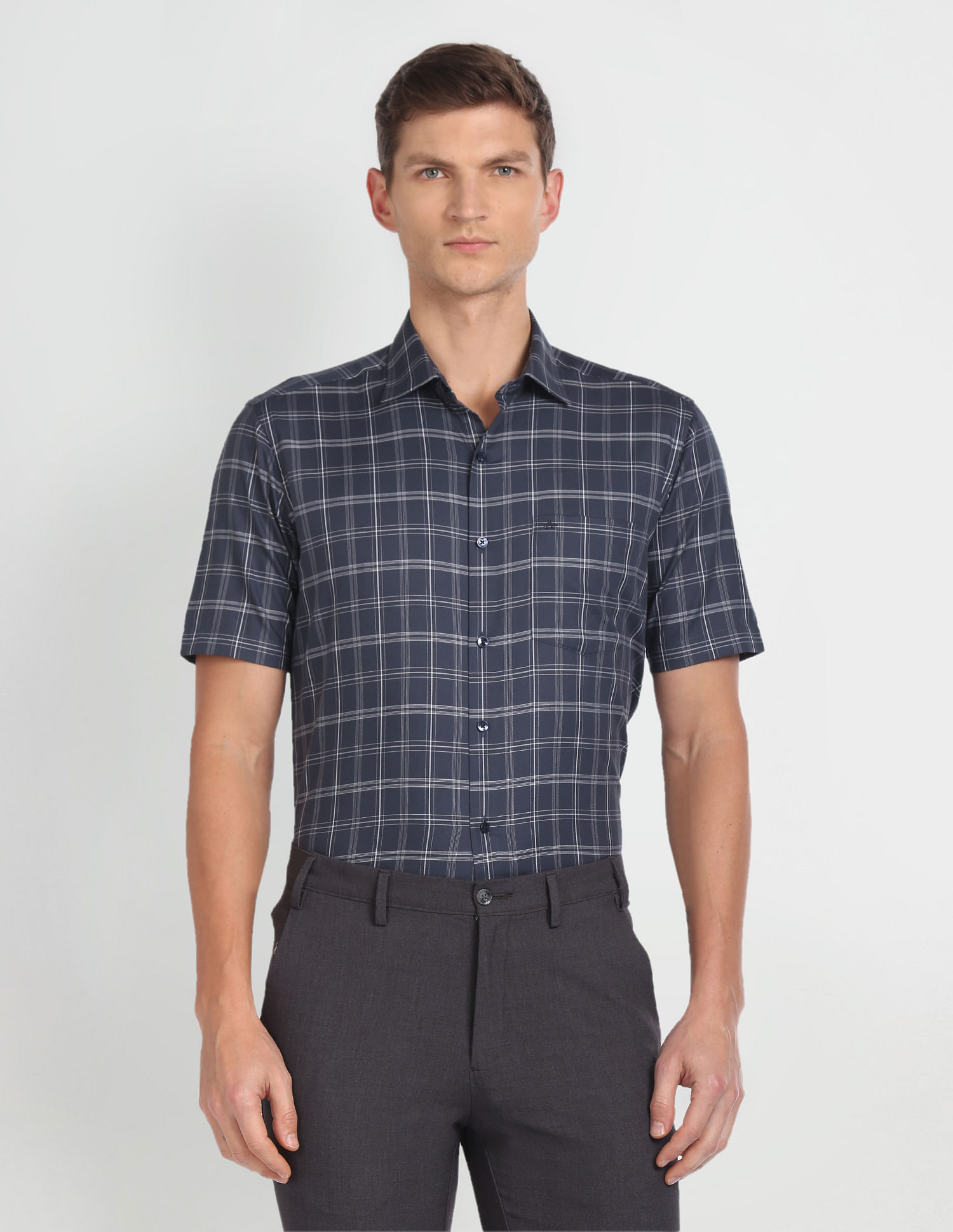 Arrow Tartan Check Cotton Shirt