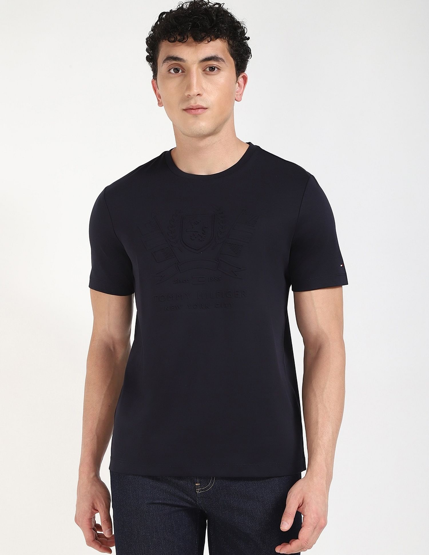 Tommy Hilfiger Logo Regular-Fit Cotton T-Shirt