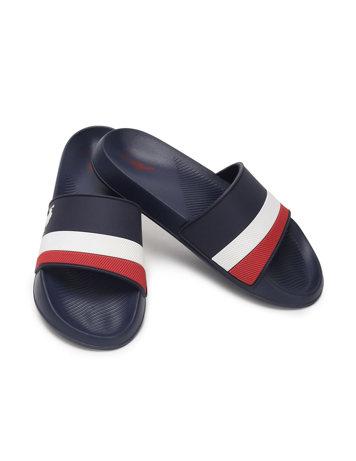 U.S. Polo Assn. Men Logo Open Toe Conex 4.0 Slides