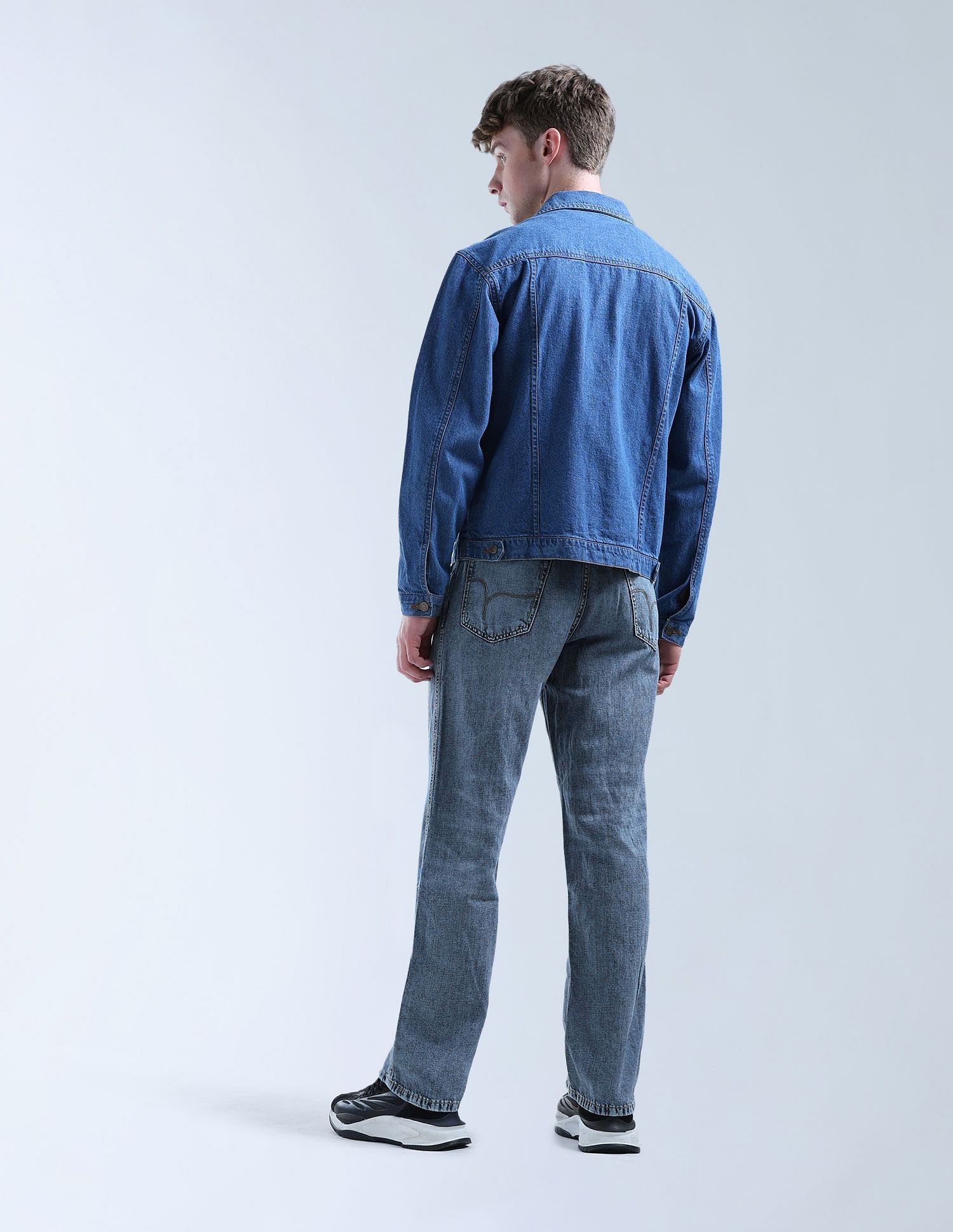Flying Machine Ligh Wash Cobain X Linen Jeans