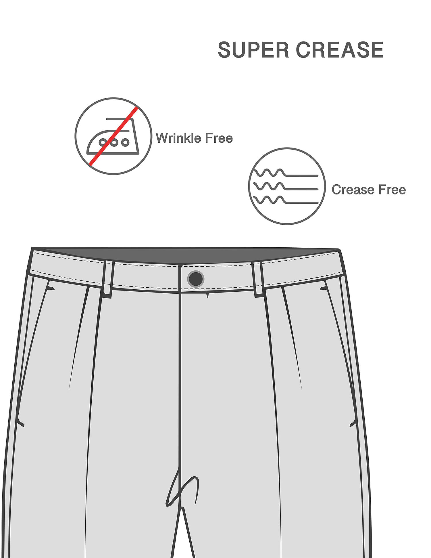 Buy Park Avenue Men Light Khaki Wrinkle Free Smart Fit Formal Trousers -  Trousers for Men 287357 | Myntra