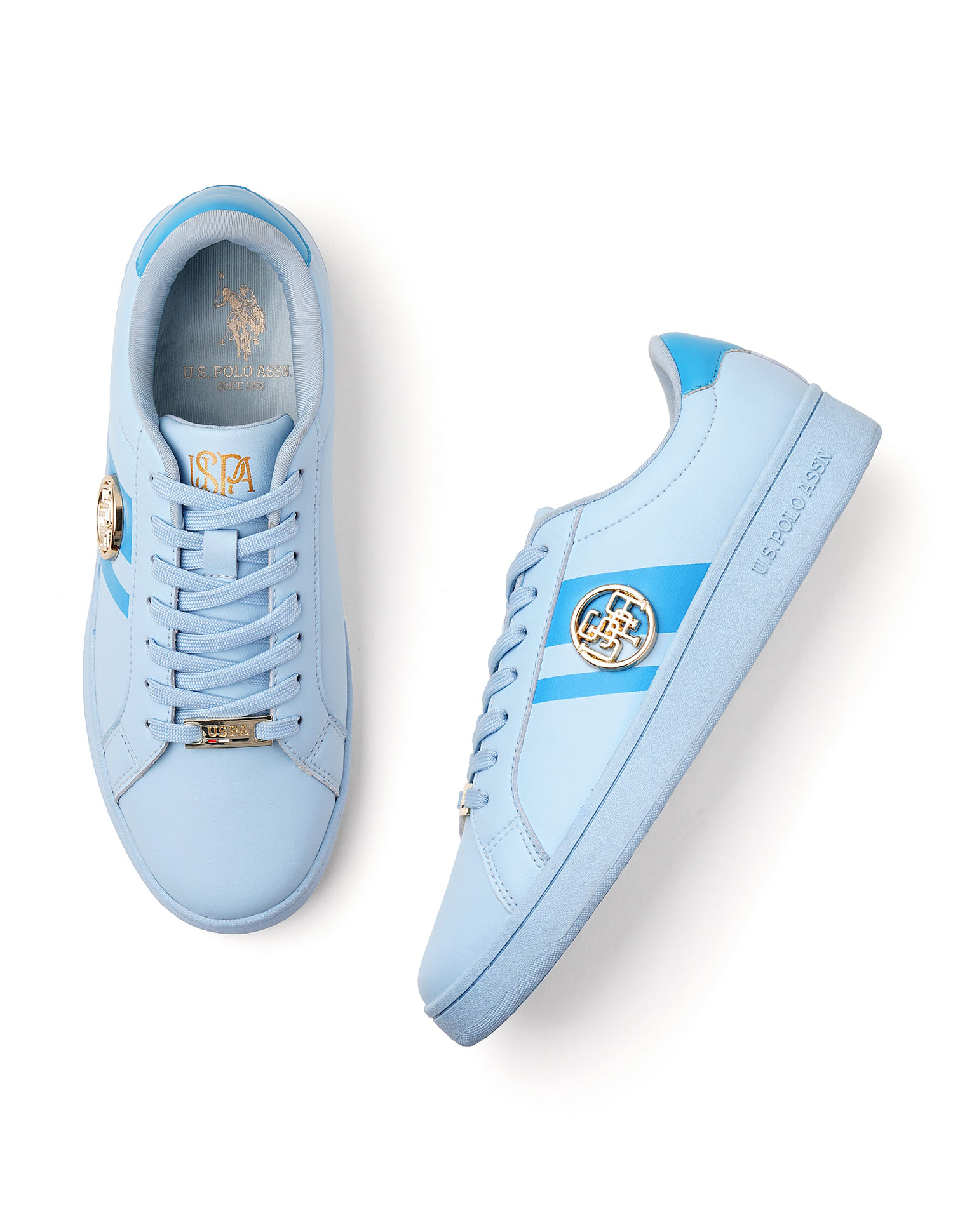 U.S. Polo Assn. Women Women Emery 3.0 Striped Sneakers