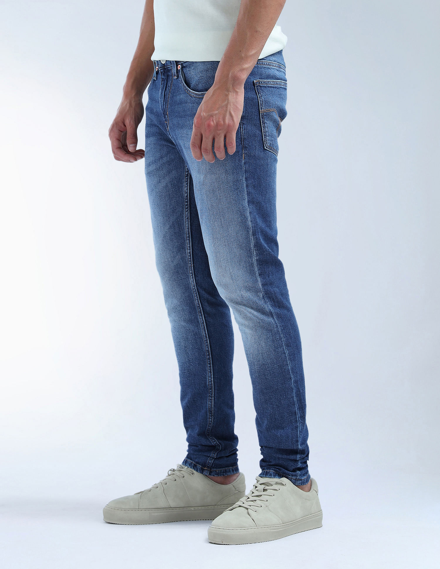 Flying Machine Jackson Skinny Fit Blue Jeans