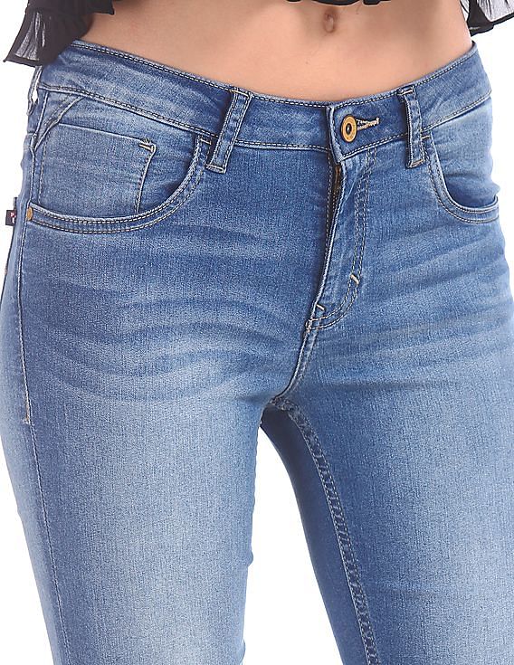 Buy U.S. Polo Assn. Women Mid Rise Capri Jeans - NNNOW.com