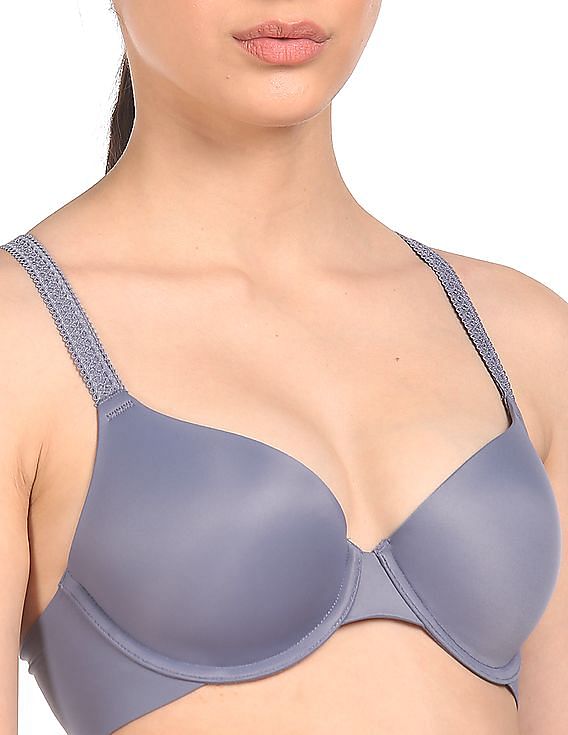Calvin Klein Womens Perfectly Fit Flex Lightly Lined Perfect Coverage  T-Shirt Bra : : Clothing, Shoes & Accessories