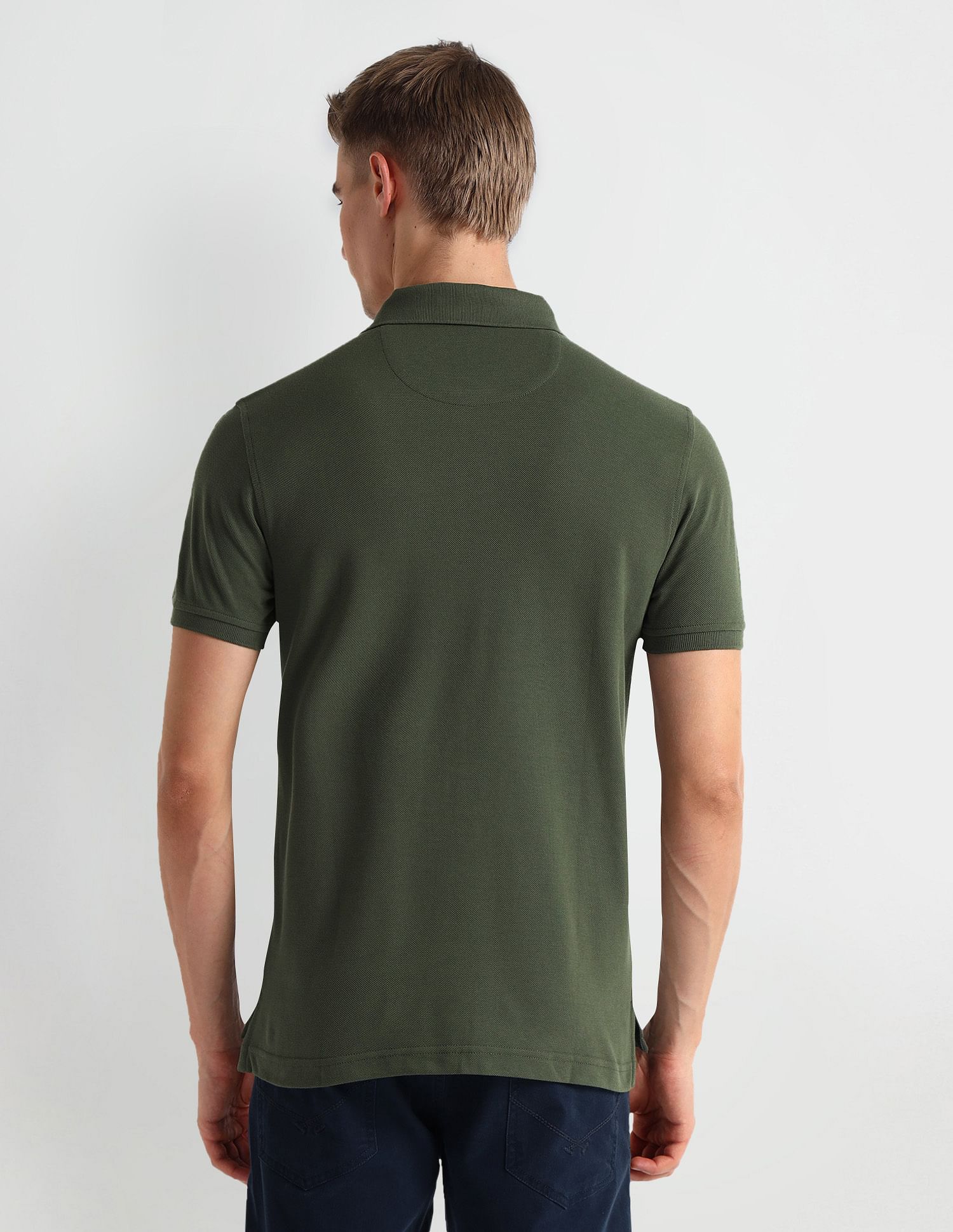 Arrow Sports Short Sleeve Solid Polo Shirt