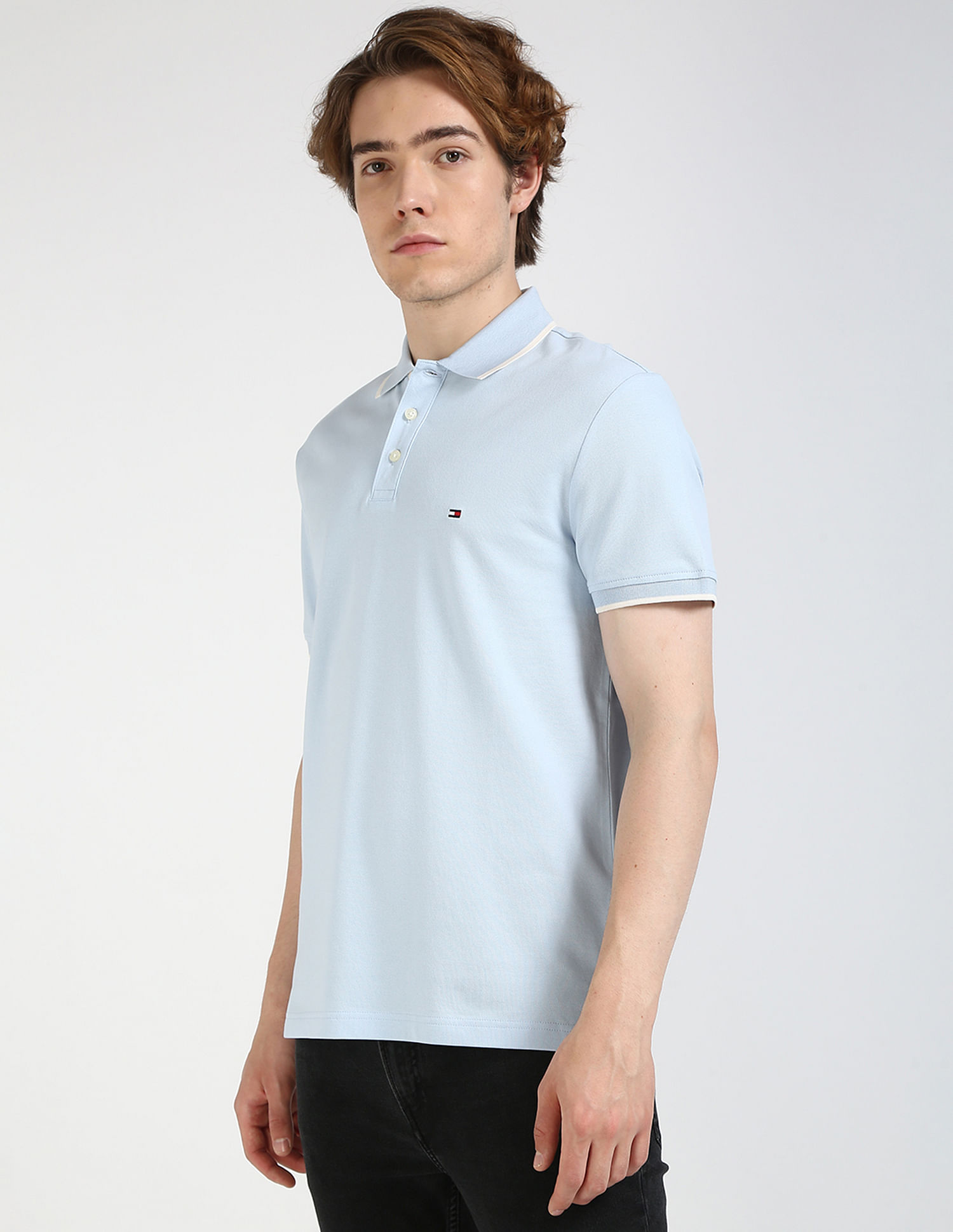 Tommy Hilfiger Regular Fit Solid Polo Shirt