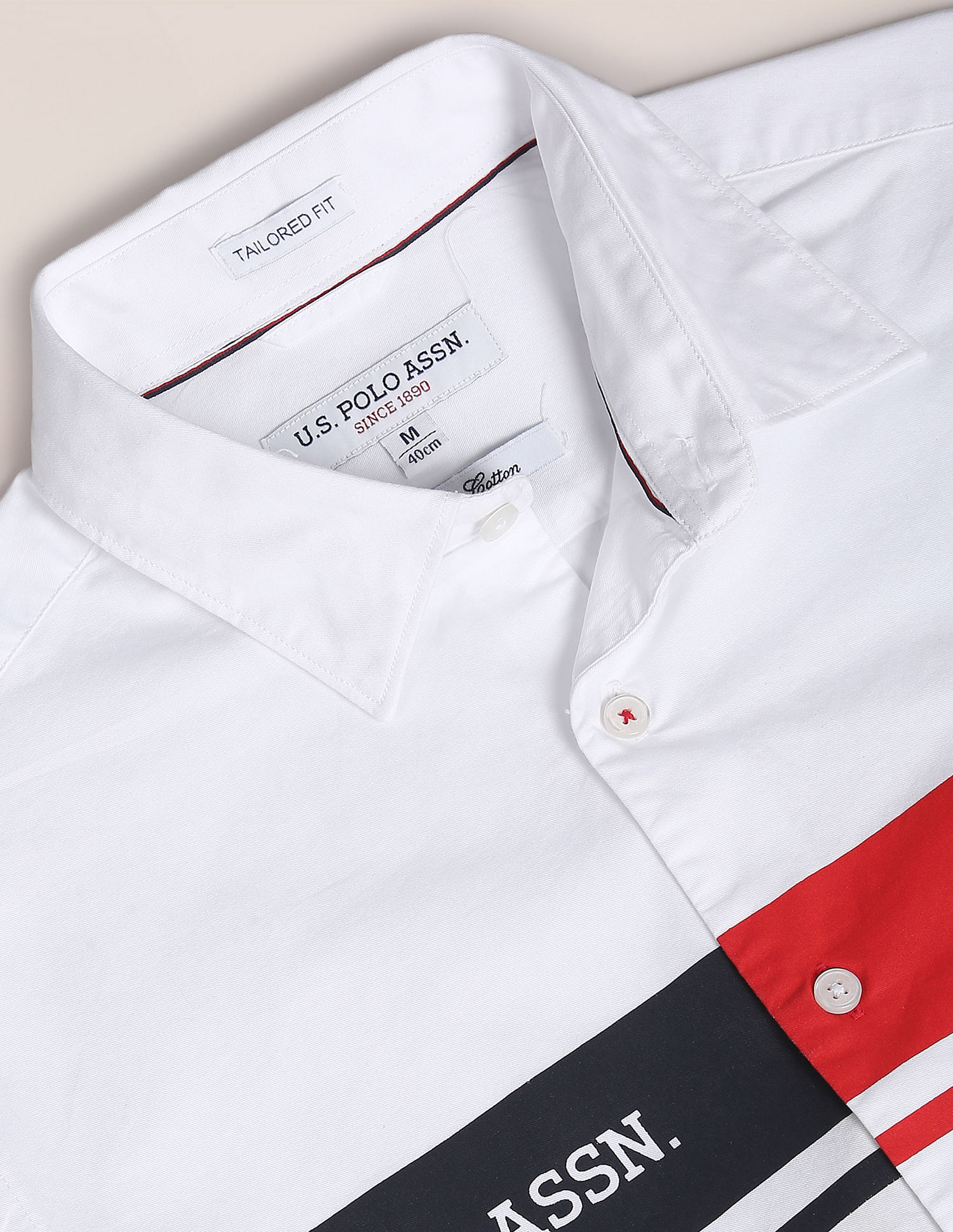 U.S. Polo Assn. Dyed Stripe Solid Shirt