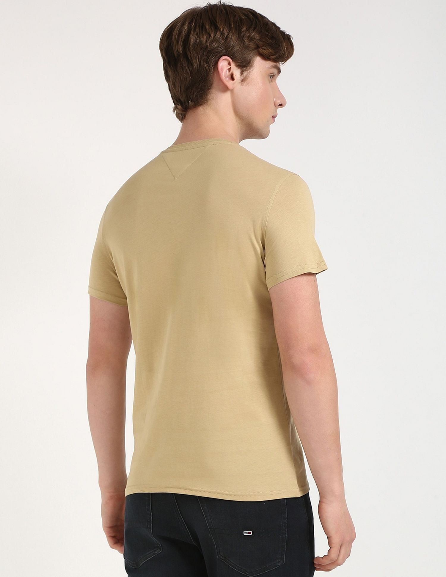 Tommy Hilfiger Solid Slim-Fit Cotton T-Shirt
