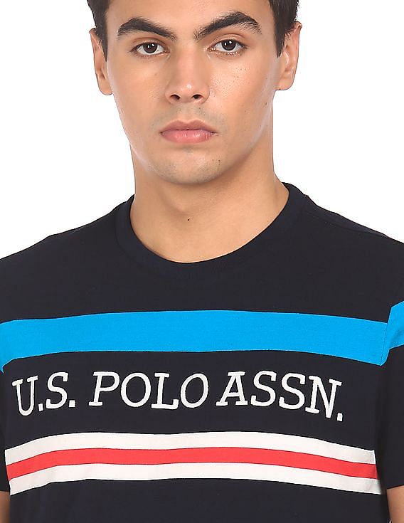 U.S. Polo Assn. Crew Neck Striped T-Shirt