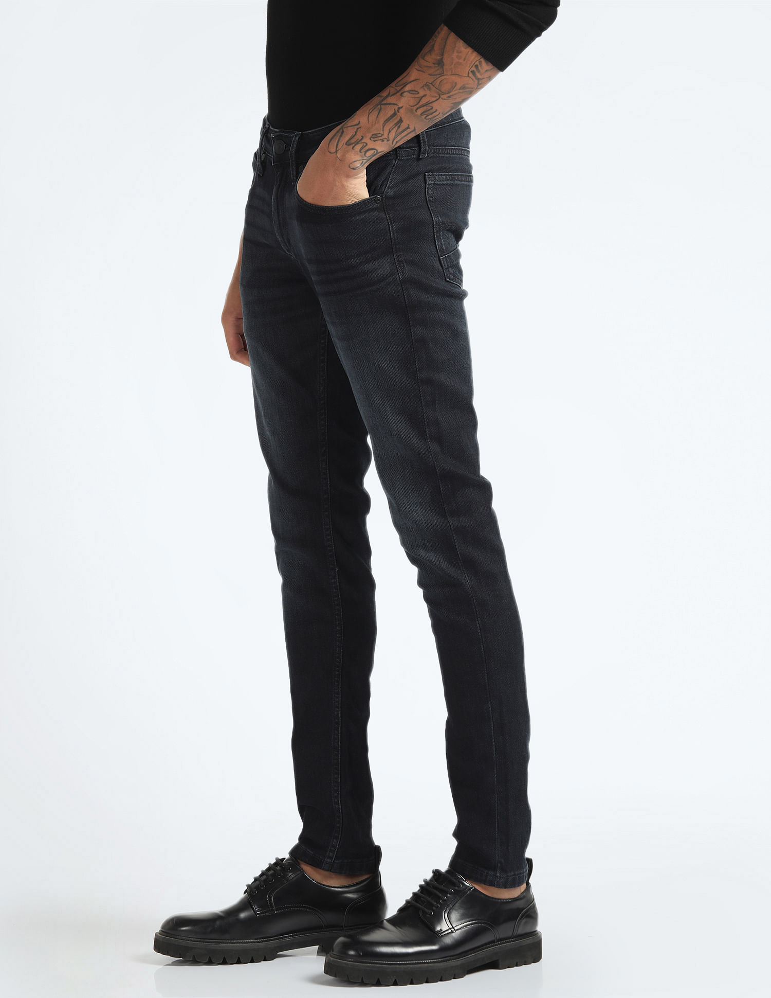 Flying Machine Super Skinny Fit Stone Wash Jeans