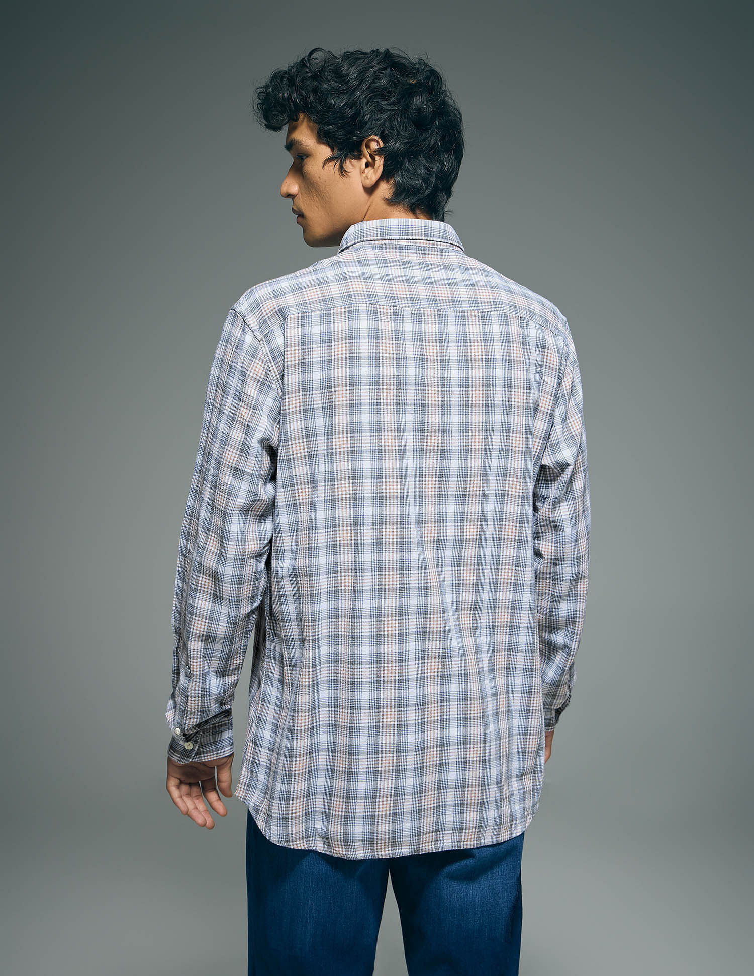 Flying Machine Tartan Check Cotton Shirt