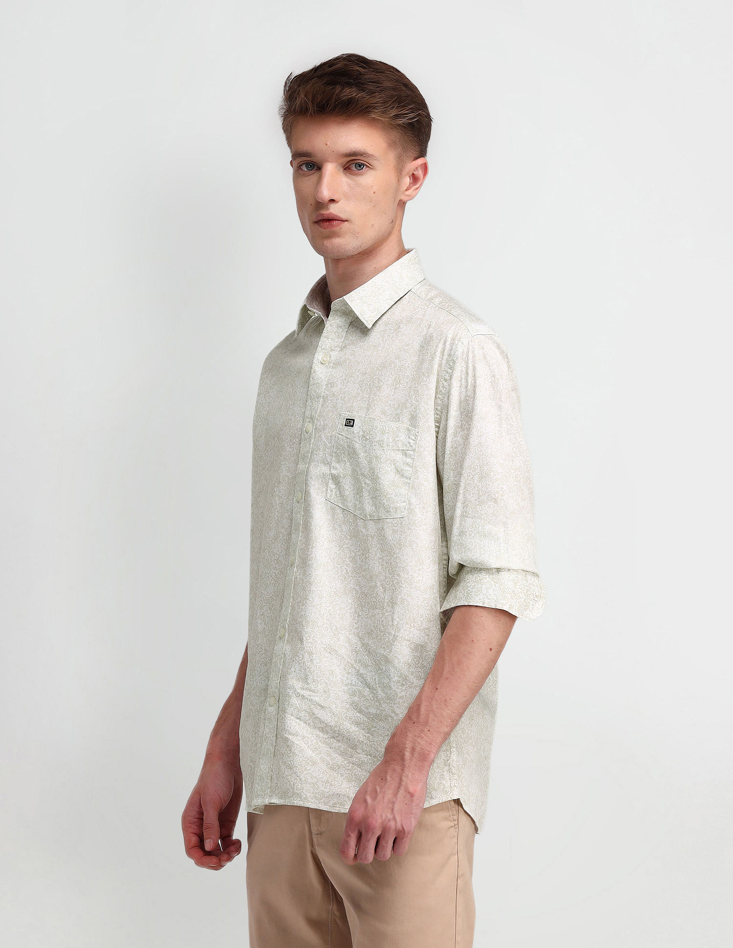 Arrow Sport Manhattan Slim Fit Cotton Shirt