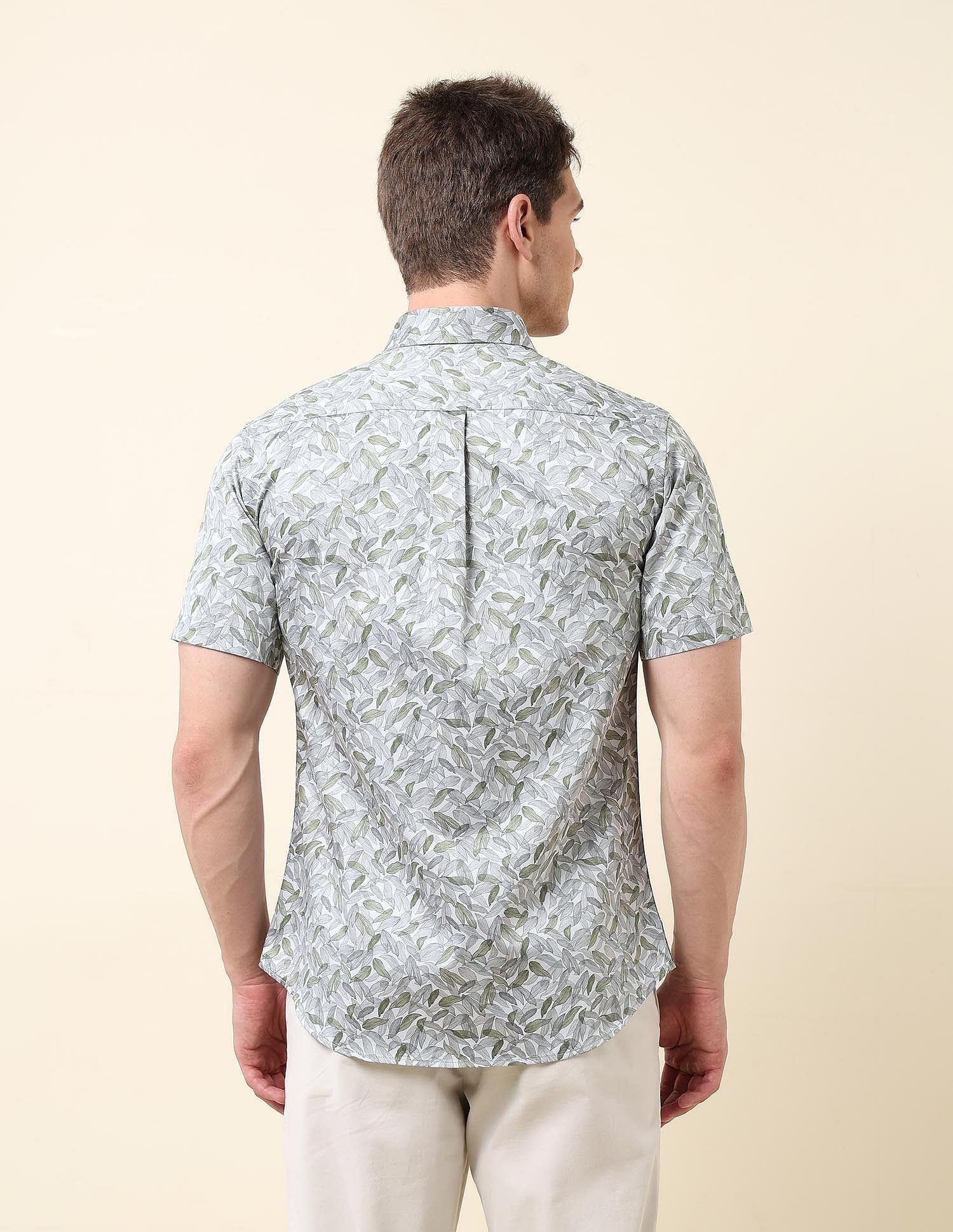 U.S. Polo Assn. Tropical Printed Satin Shirt