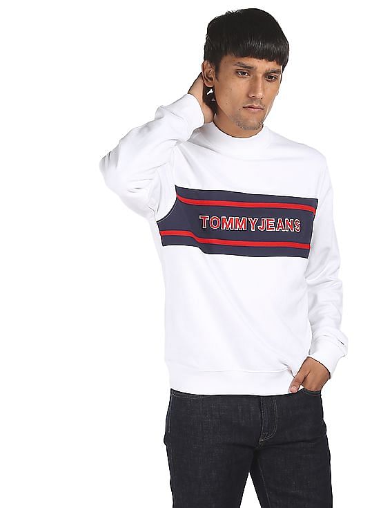 tommy mock neck