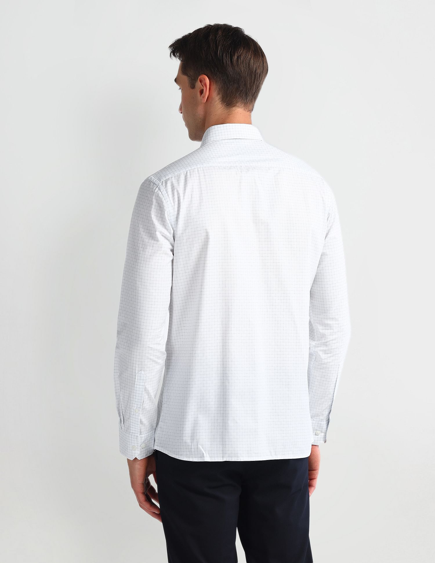 Arrow All-Over Printed Manhattan Slim Fit Shirt