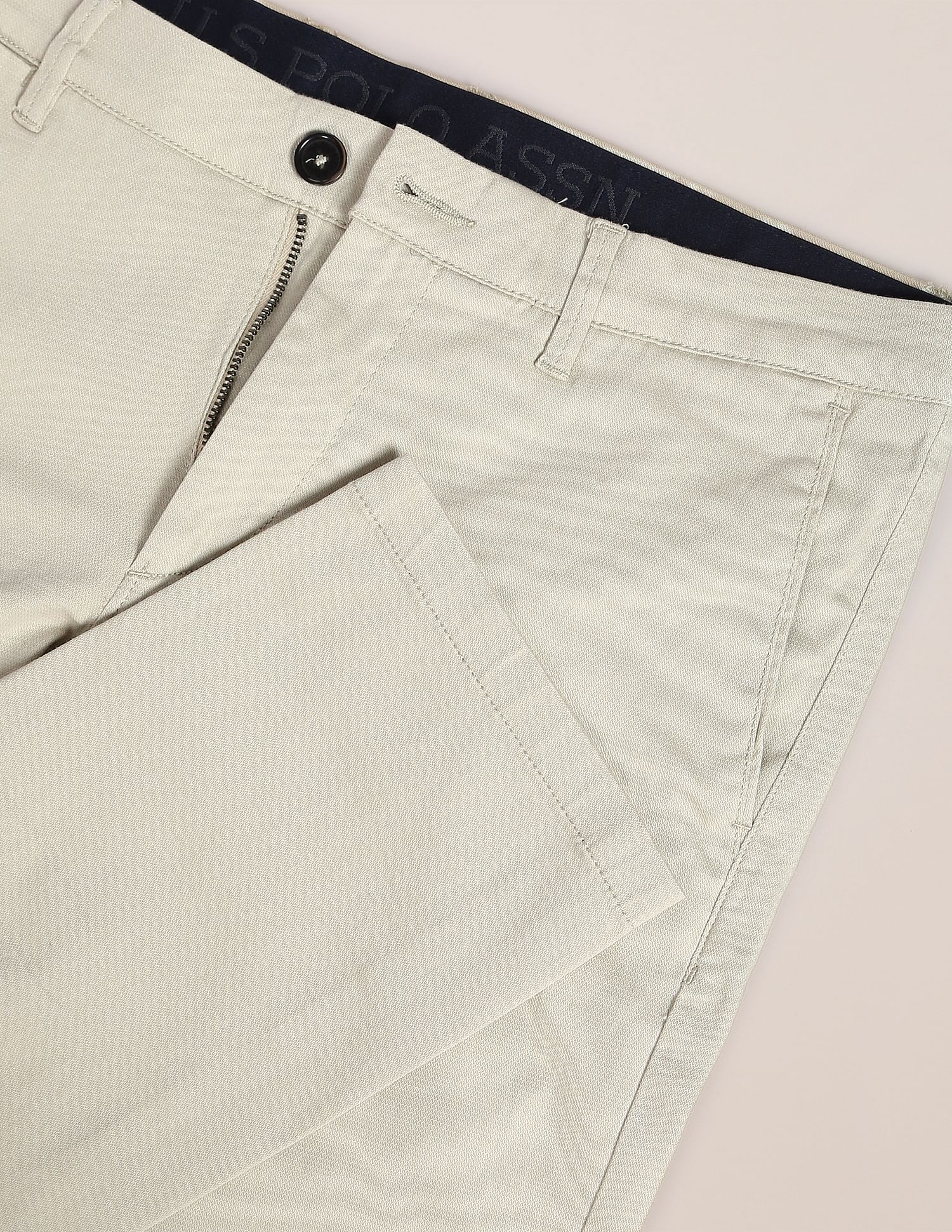 U.S. Polo Assn. Dobby Denver Slim Fit Casual Trousers