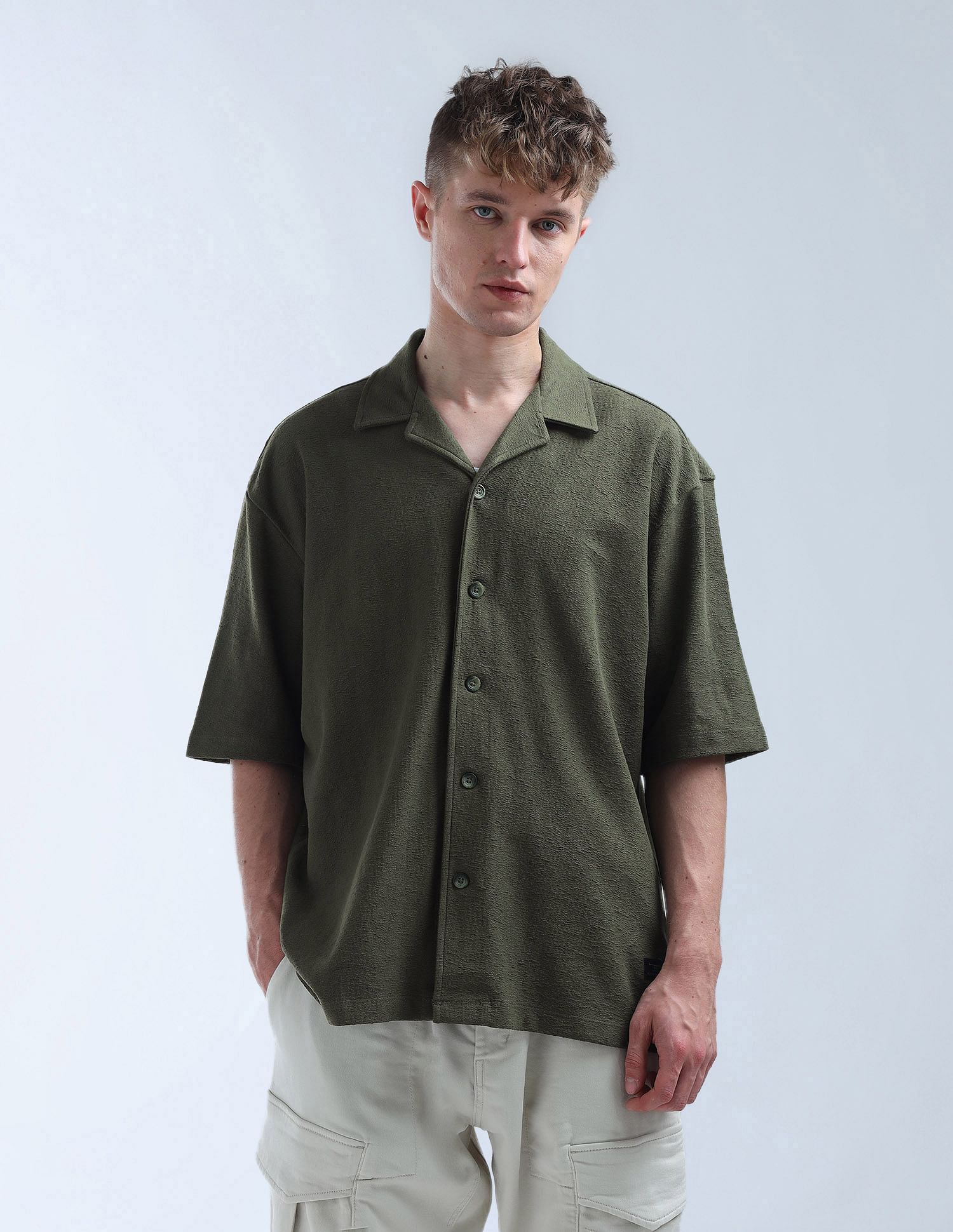 Flying Machine Knitted Color Of Home Shirt