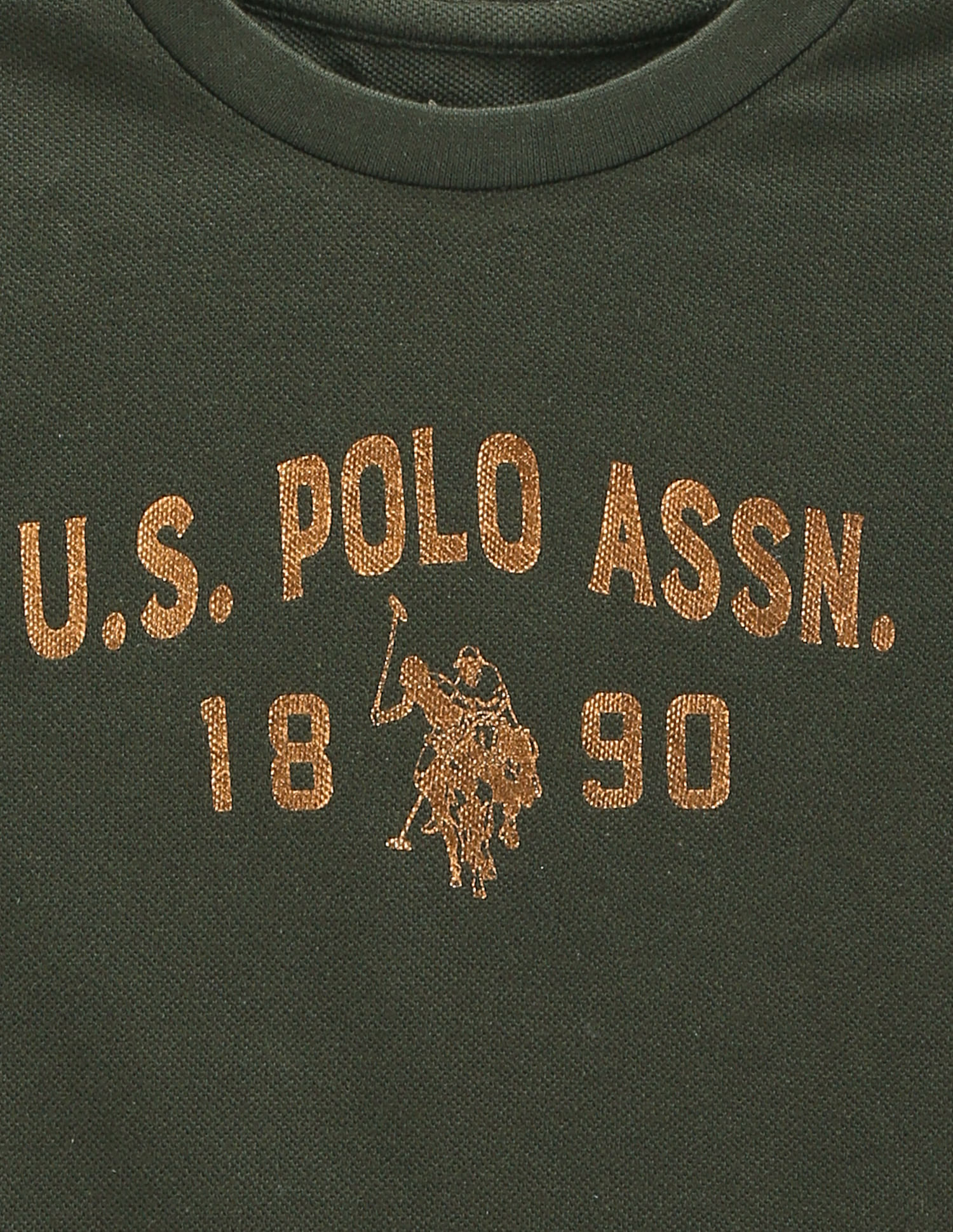 U.S. Polo Assn. Kids Boys Pure Cotton Pique T-Shirt