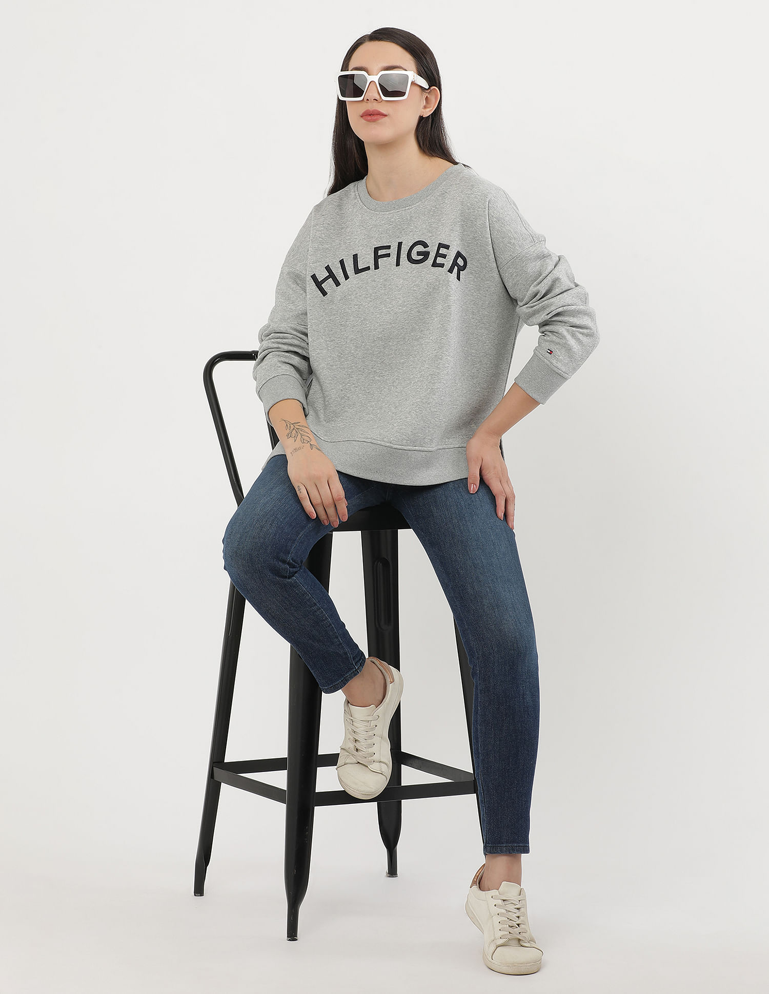 Tommy Hilfiger Crew Neck Varsity Sweatshirt