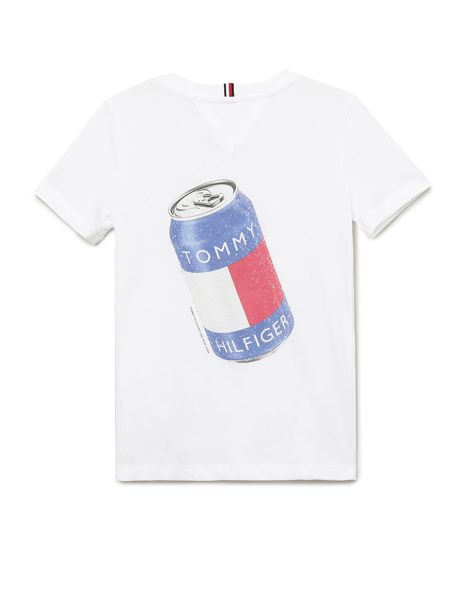 Tommy Hilfiger Kids Boys Solid Regular Fit T-Shirt