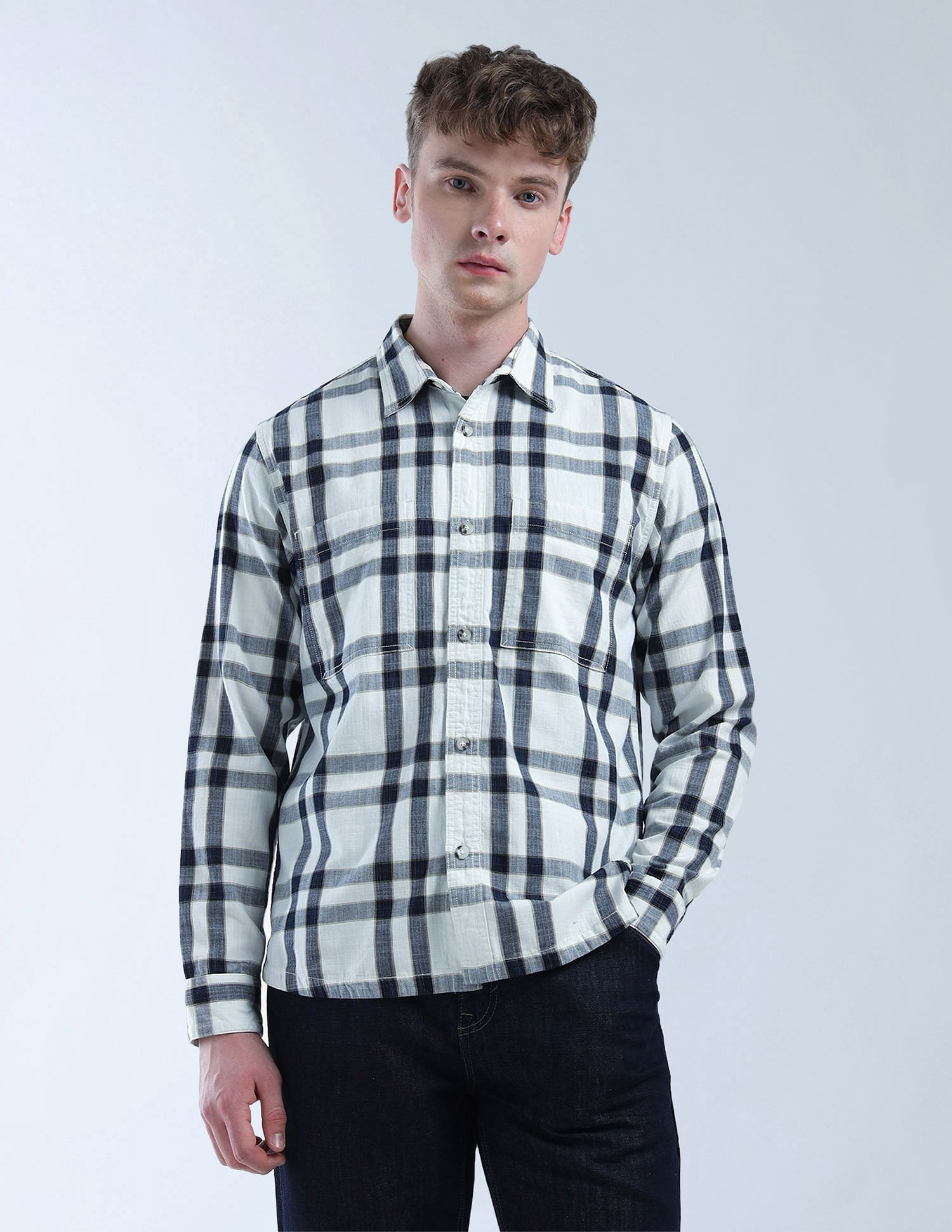 Flying Machine Regular Fit Essentials Shirt