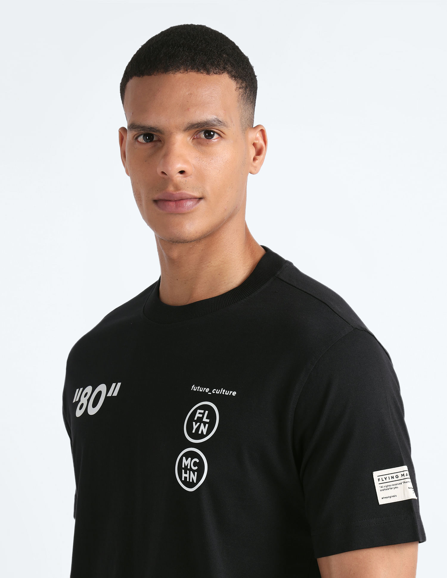 Miei T　0107 ♡ Buy Flying Machine Vertical Stripe Cotton Shirt - NNNOW.com