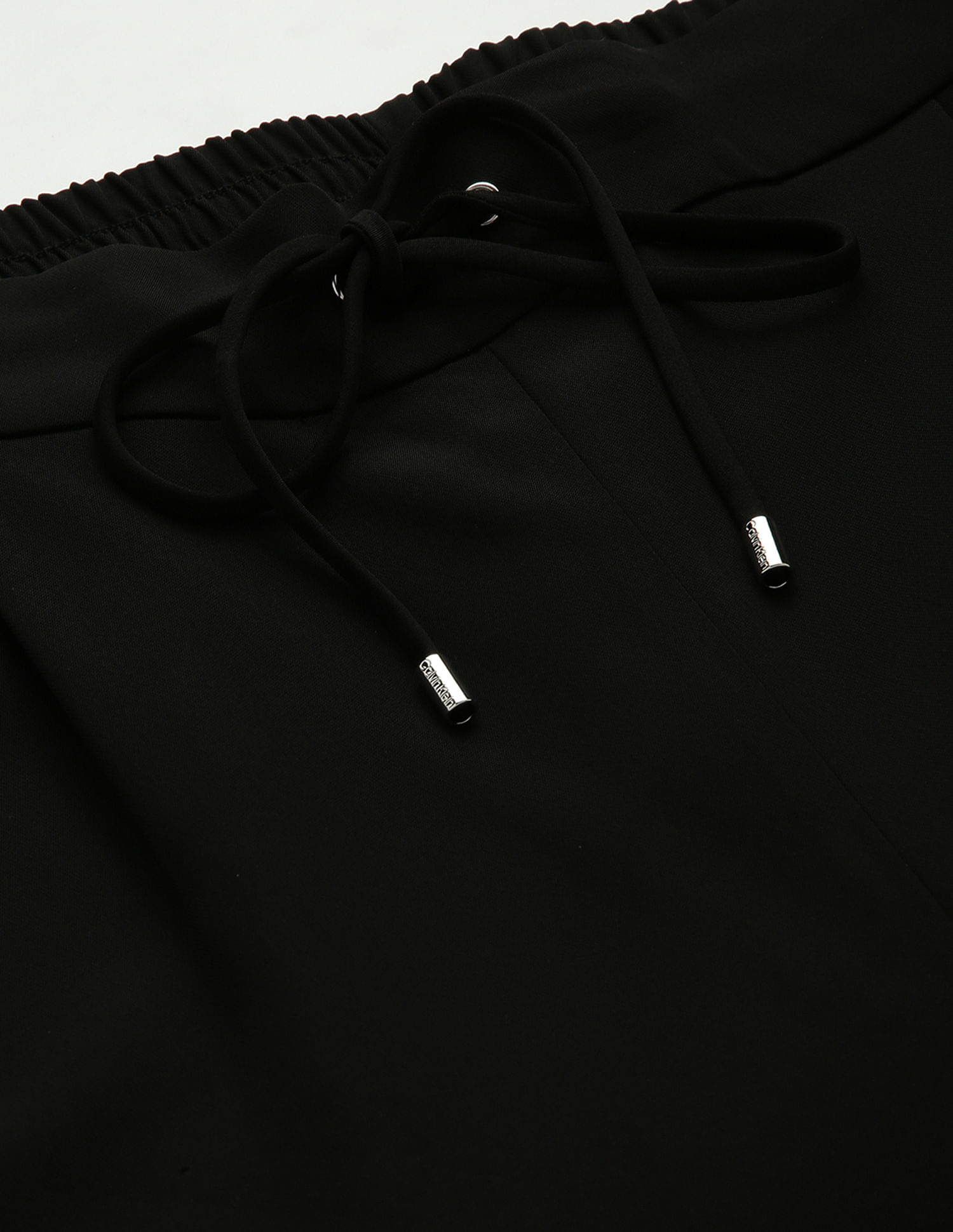Calvin Klein Drawstring Waist Solid Joggers