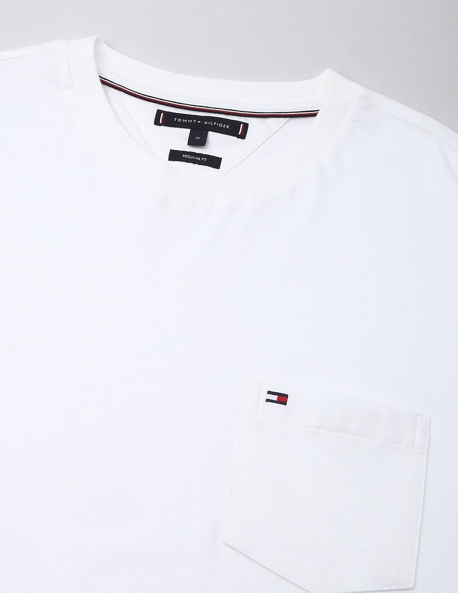 Tommy Hilfiger Solid Regular-Fit Cotton T-Shirt