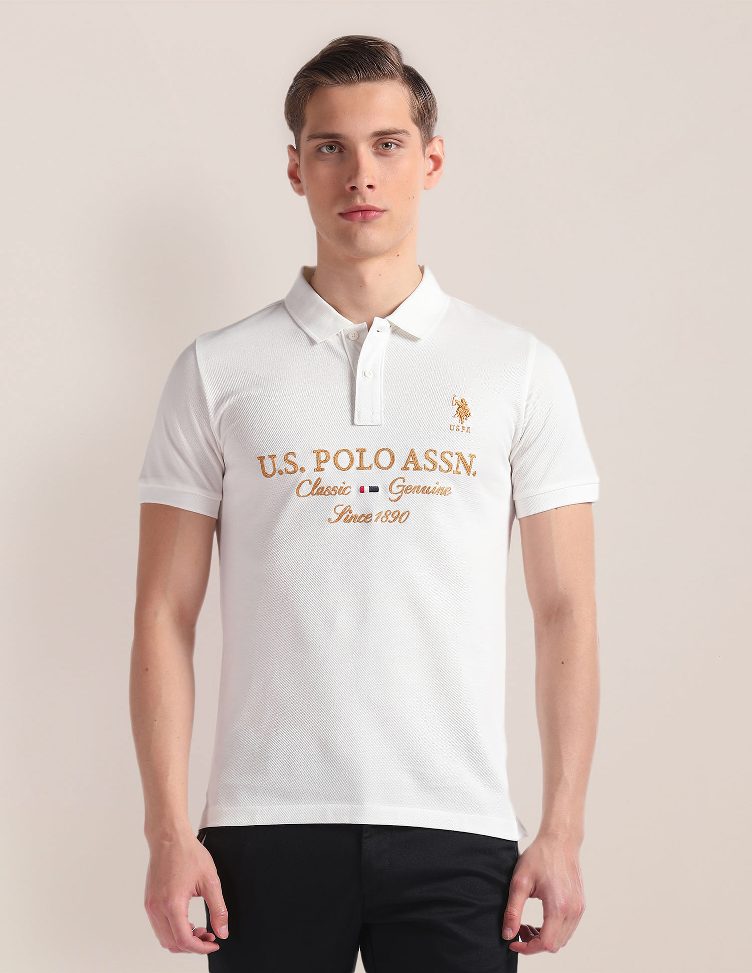 U.S. Polo Assn. Cotton Slim Fit Polo Shirt