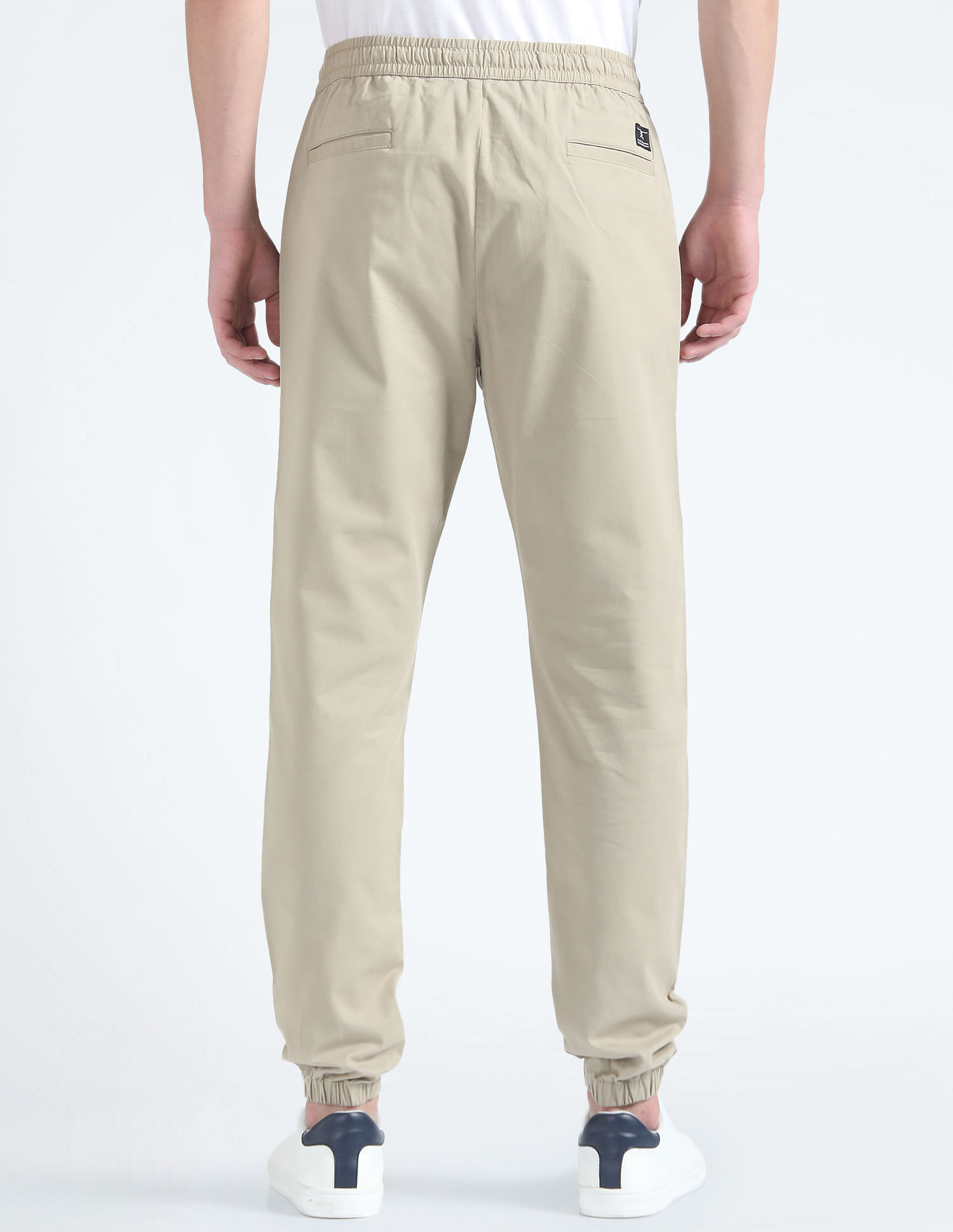 Flying Machine Drawstring Waist Slim Joggers