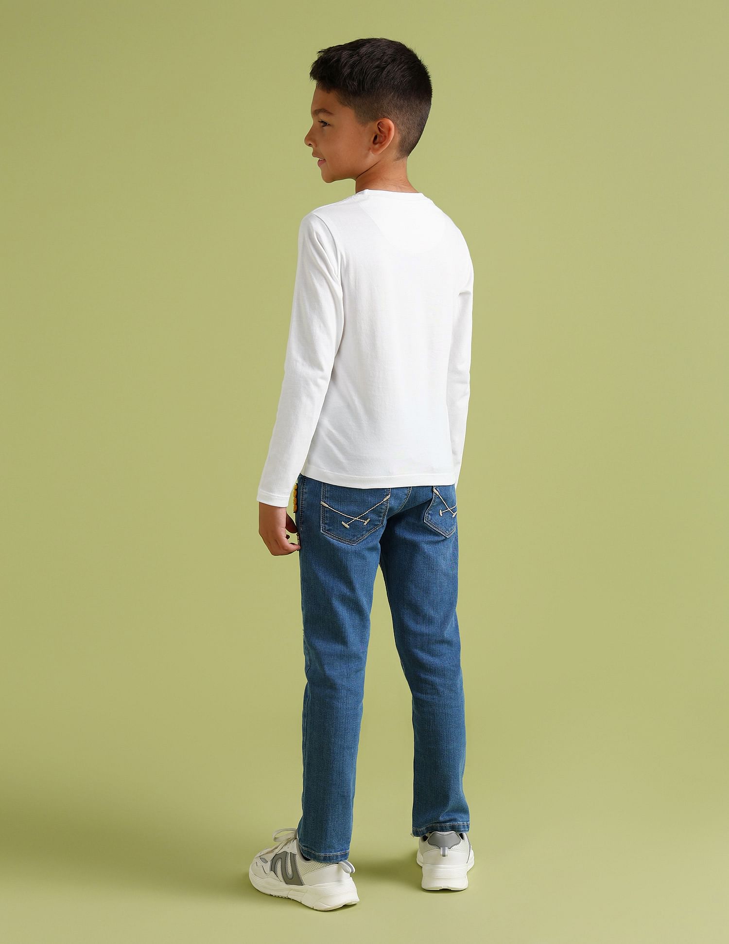 U.S. Polo Assn. Kids Boys Pure Cotton Regular T-shirt
