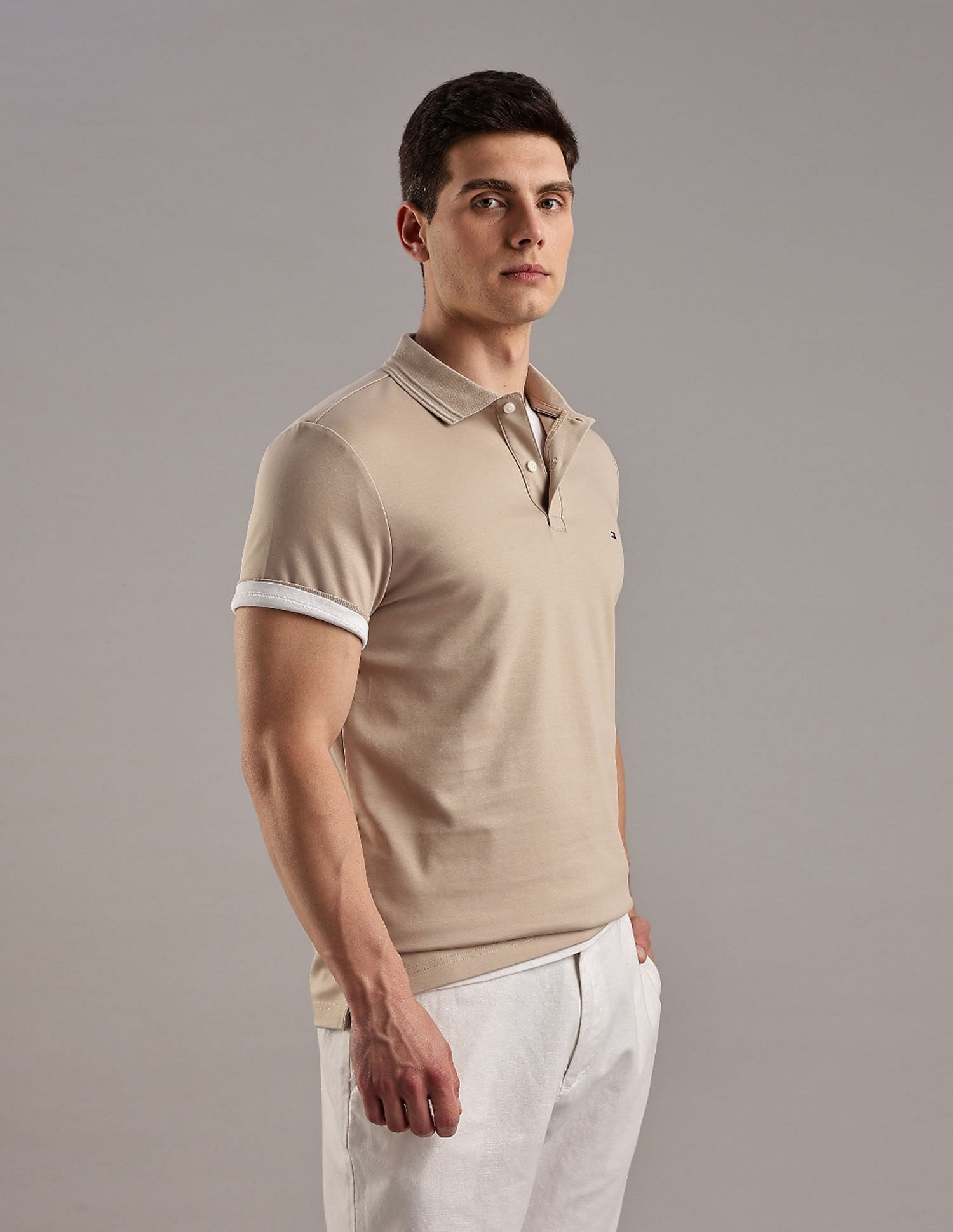 Tommy Hilfiger Solid Regular-Fit Cotton T-Shirt