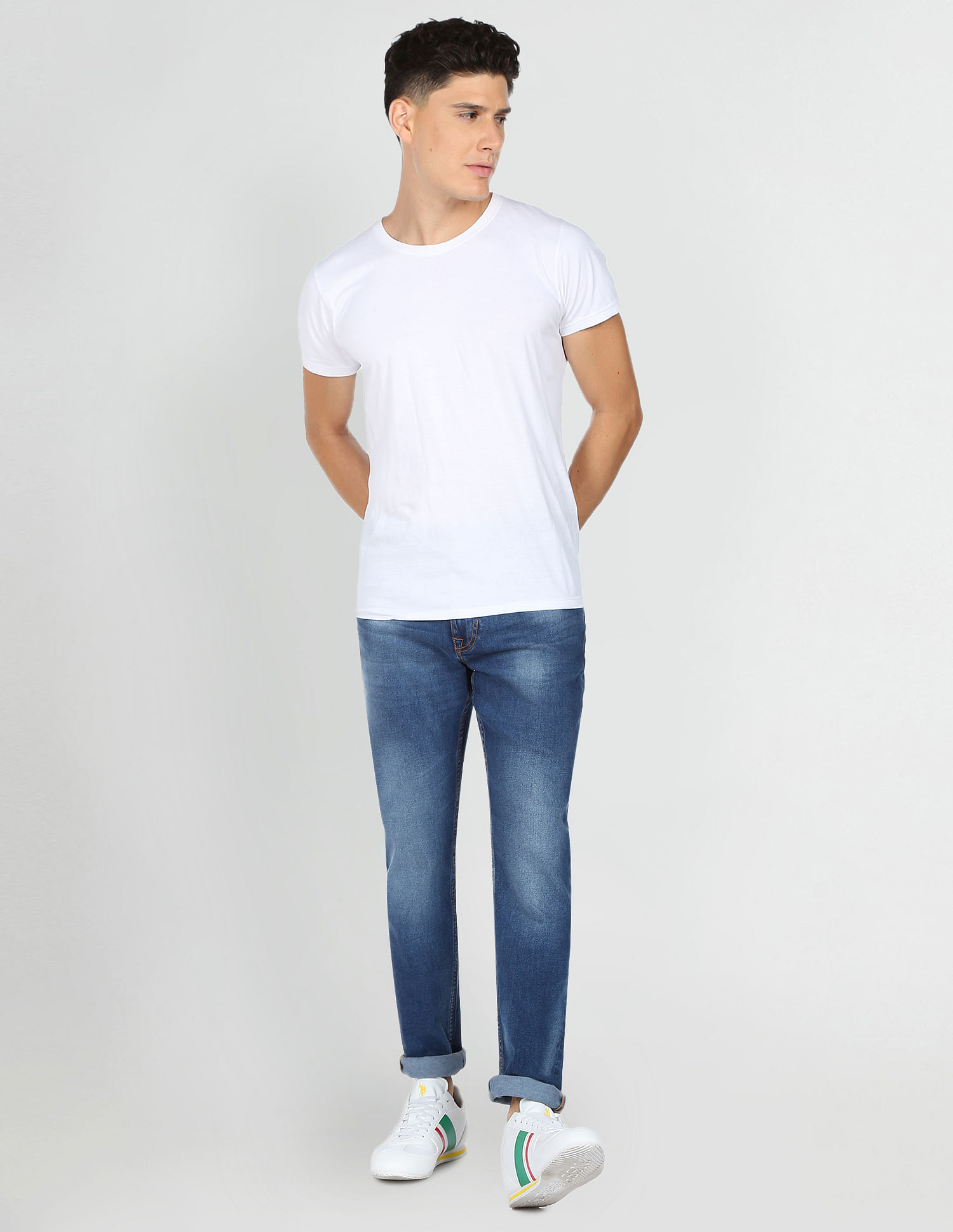 U.S. Polo Assn. Denim Co. Brandon Slim Tapered Fit Blue Jeans
